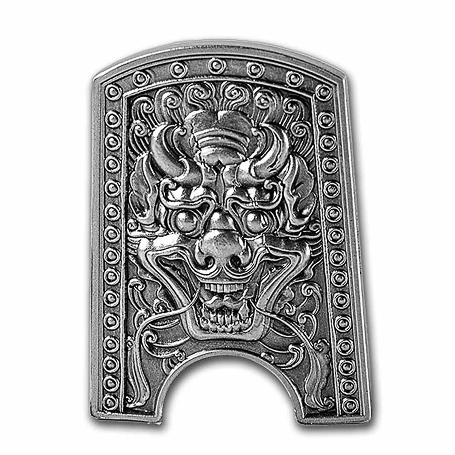 1/2 Unze Silber Südkorea Doggaebi Chiwoo Shield Stackable