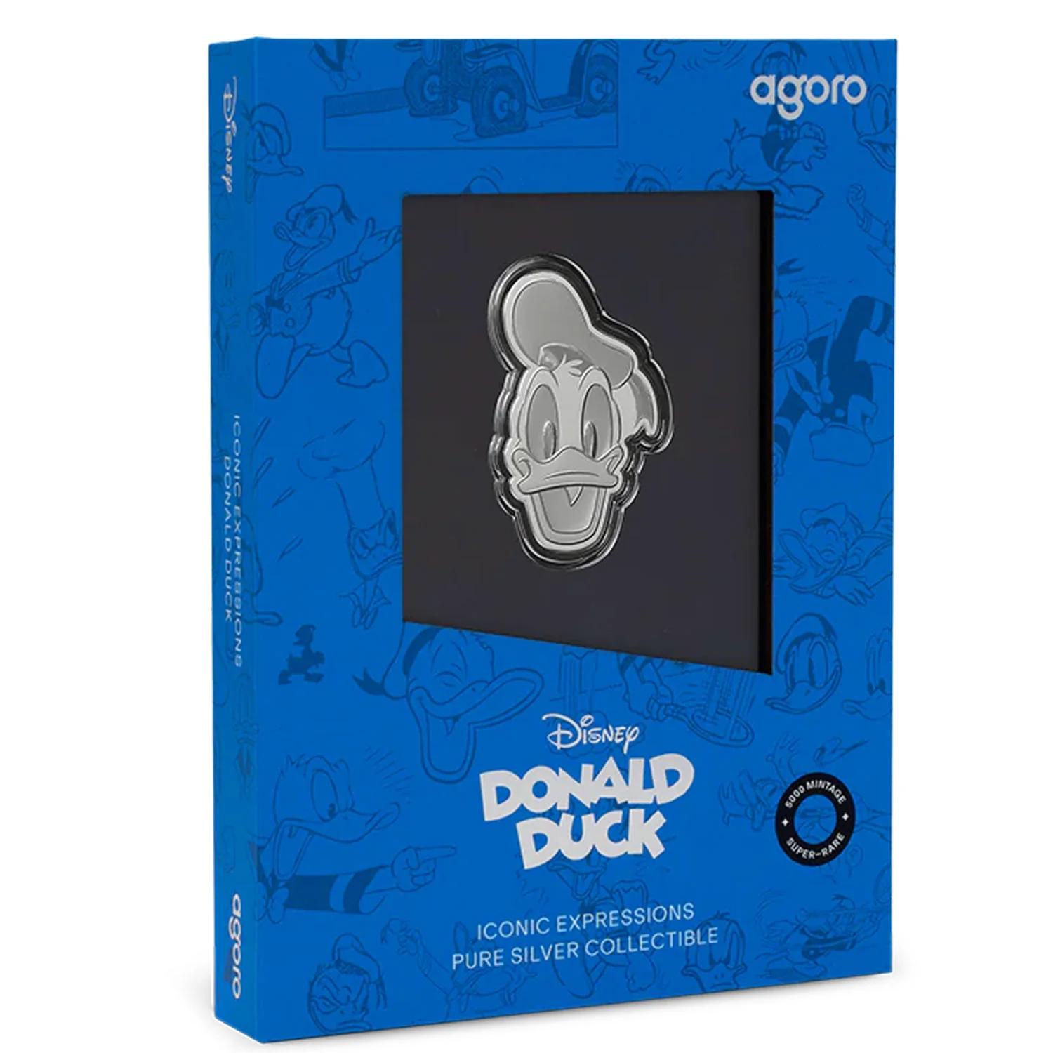 1/2 Unze Silbermünze - Mickey and Friends - Iconic Expressions - Donald Duck - Image 4