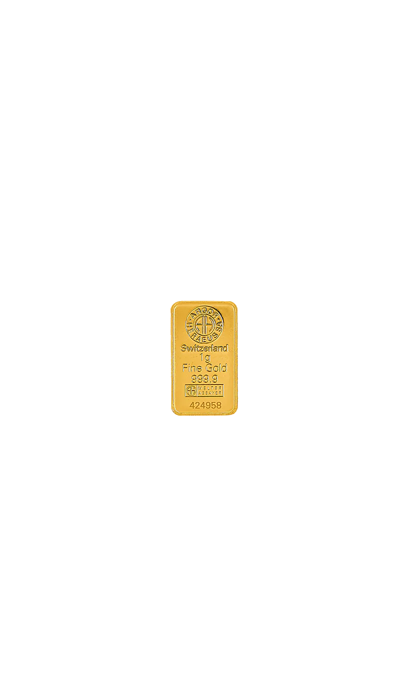 1 g Gold Kinebar AHSA geprägt 99,99 % - Image 4