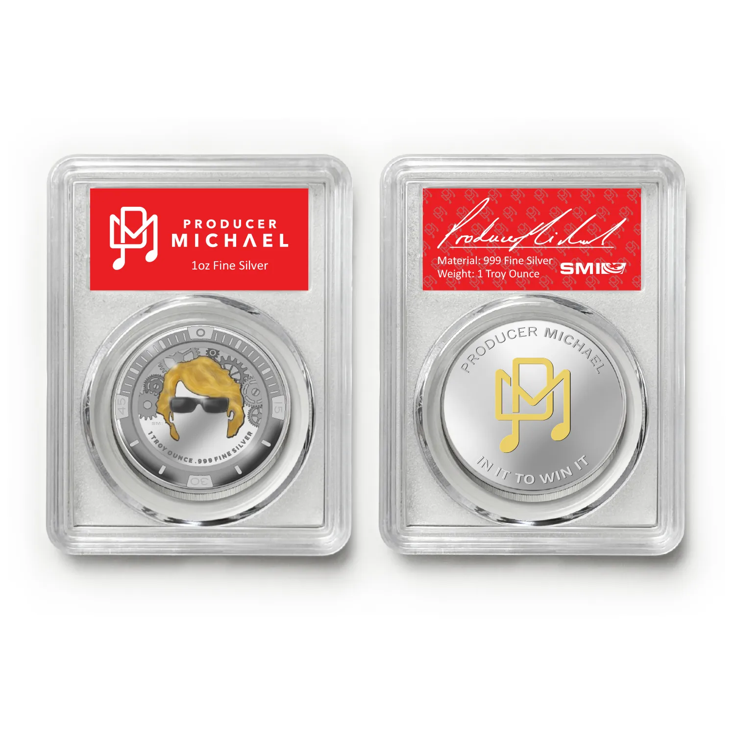 1 oz silver Producer Michael (Proof | Color) - Image 3