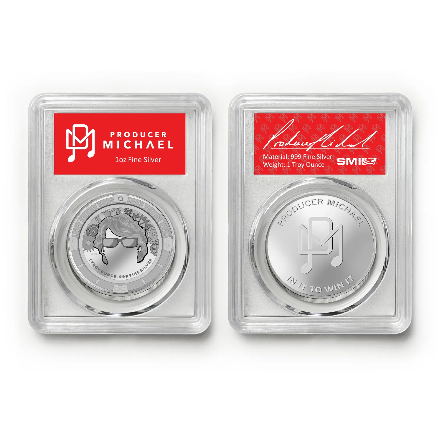1 oz silver Producer Michael (Medallion | Proof) - Image 3