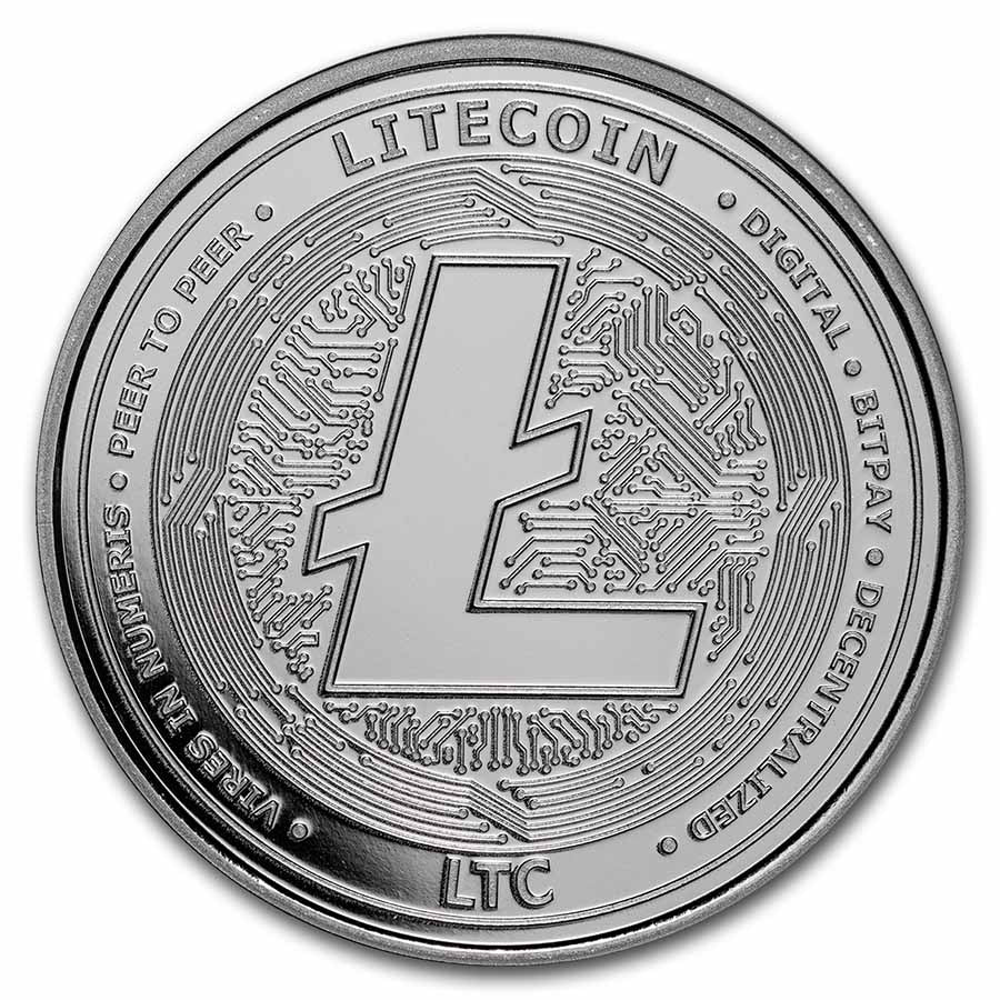 1 Unze Silbermünze - Litecoin