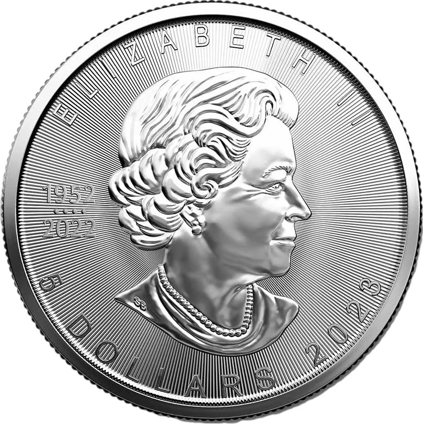 1 Unze Silber Maple Leaf 2023 - Image 2