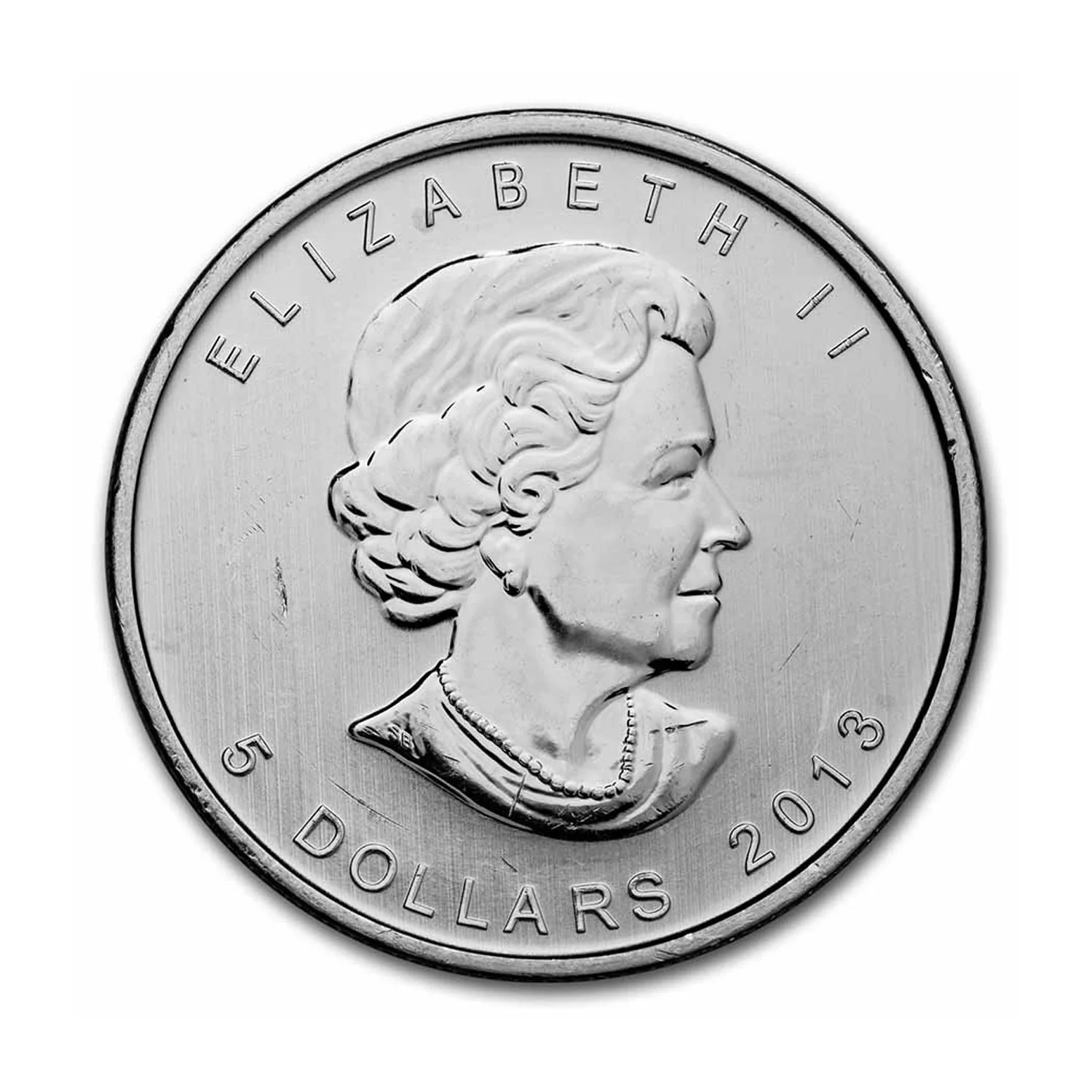 1 Unze Silbermünze - Canada Maple Leaf BU (25th Anniv) 2013 - Image 2