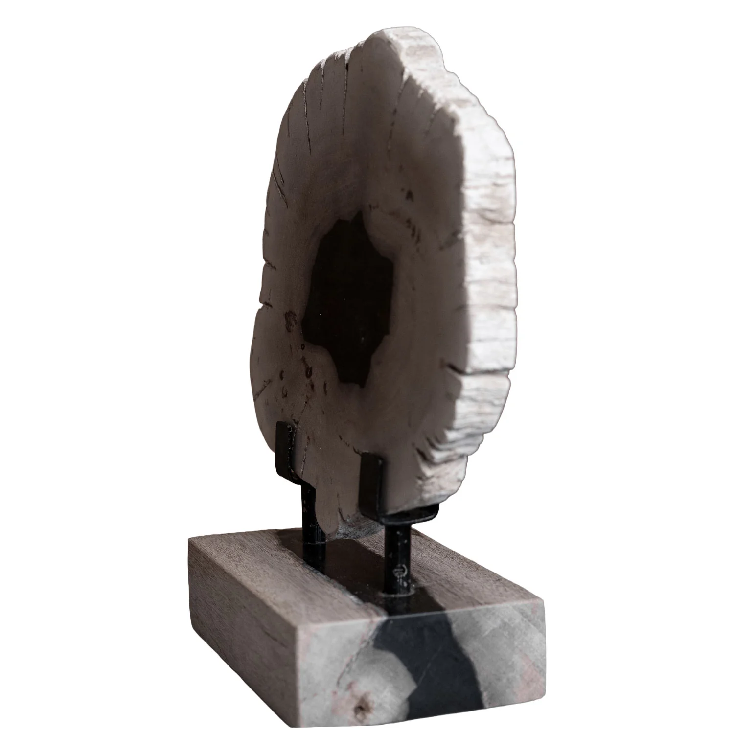 12" Petrified Wood Slice on Stand - Image 2