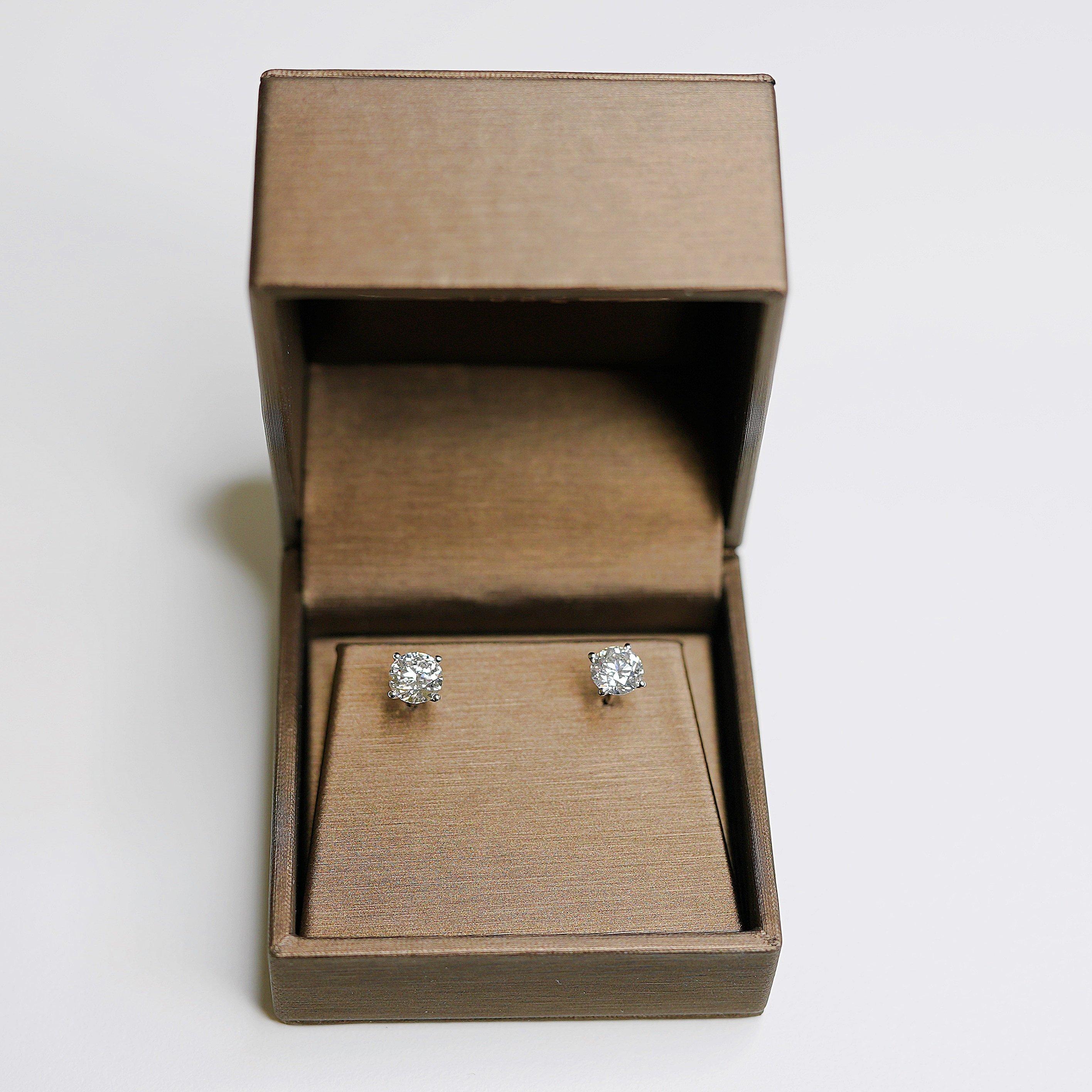 2.00ct Diamond Earring +SI 2 Round Brilliant - Image 4