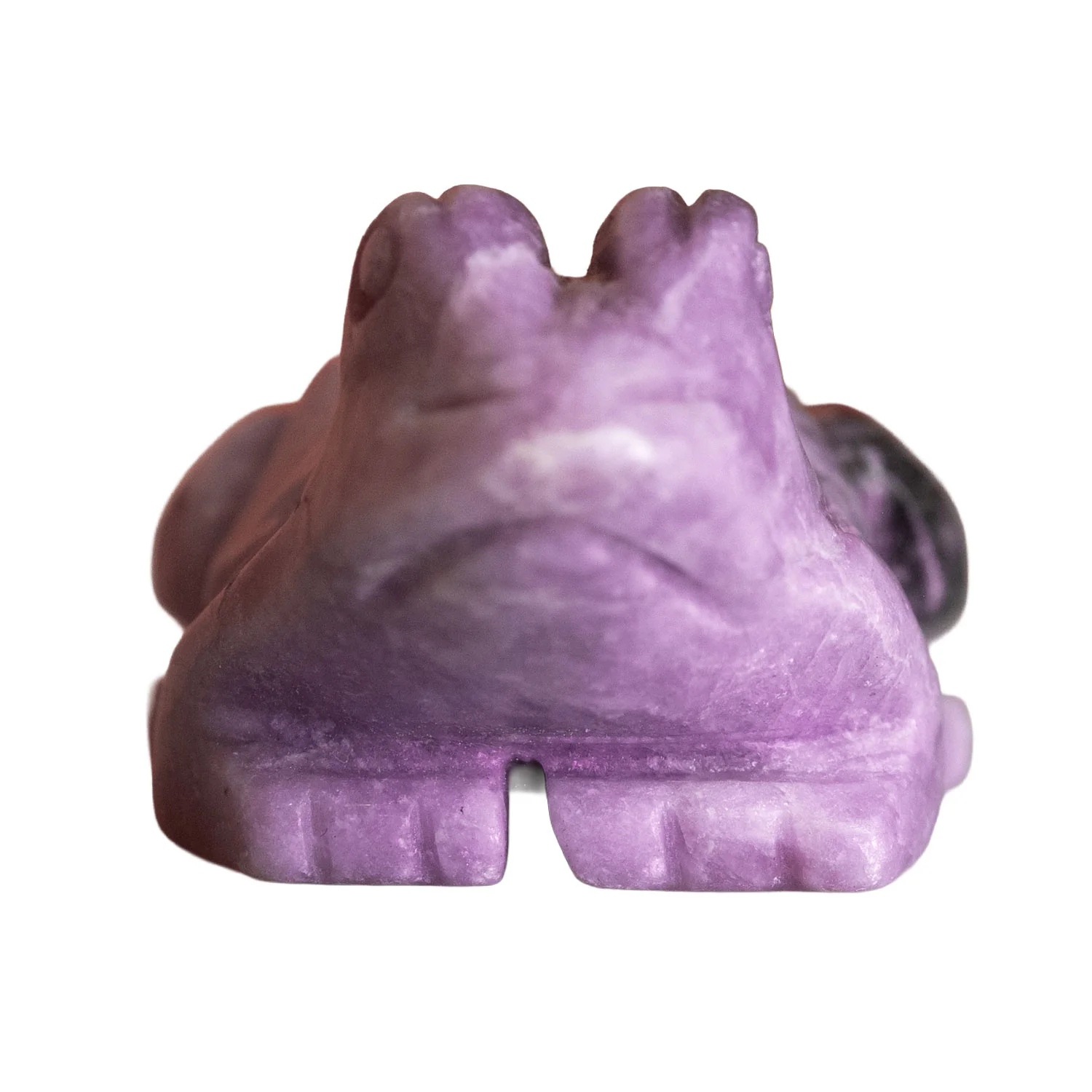 2" Lepidolite Frog Natural Gemstone Carving - Image 2