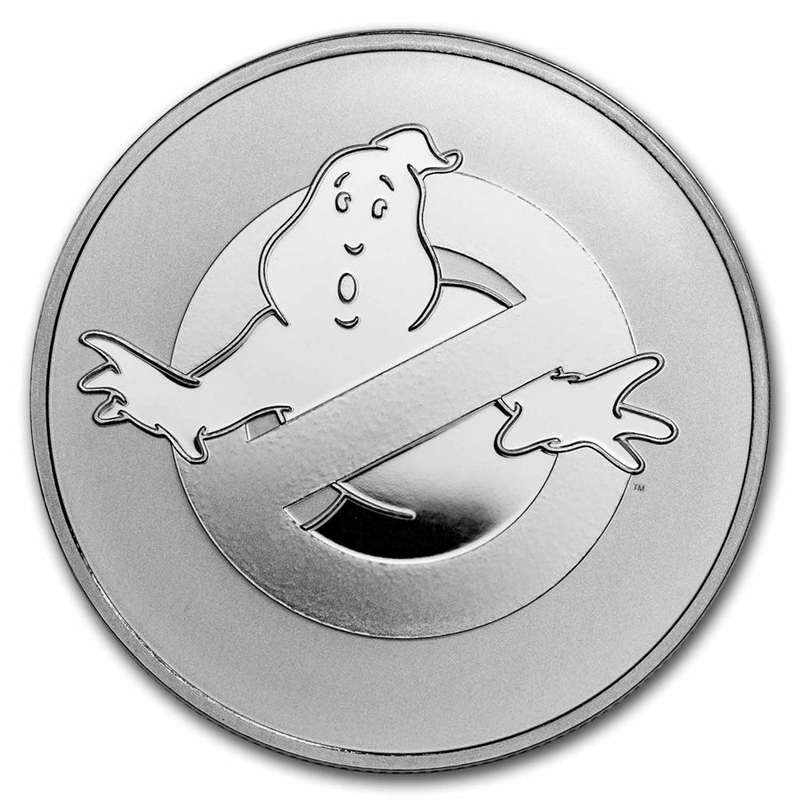 1 Unze Silbermünze Niue $2 Ghostbusters No Ghost Logo BU Coin 2024