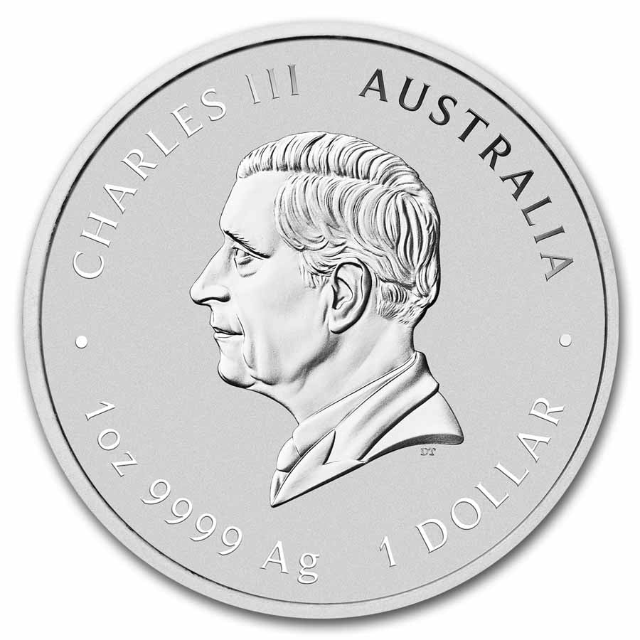1 Unze Silbermünze Australia Lunar Snake BU (Series III) 2025 - Image 2