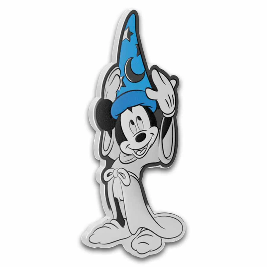 1 Unze Silber + 5g Silber Niue $2 Disney Fantasia Mickey Collectibles 2025 - Image 4