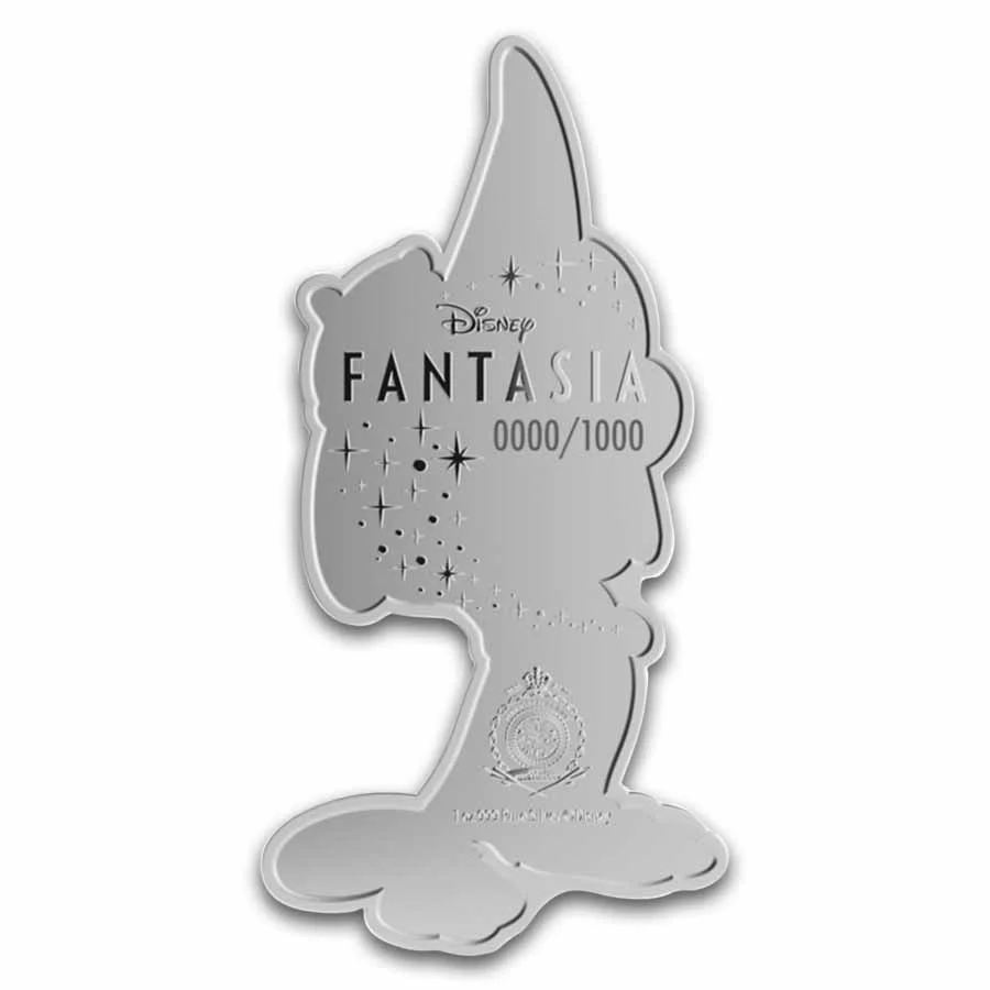 1 Unze Silber + 5g Silber Niue $2 Disney Fantasia Mickey Collectibles 2025 - Image 5
