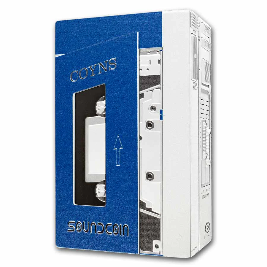 2 Unzen SIlber Niue TechStalgic; Colorized Walkman (Box & COA) 2025