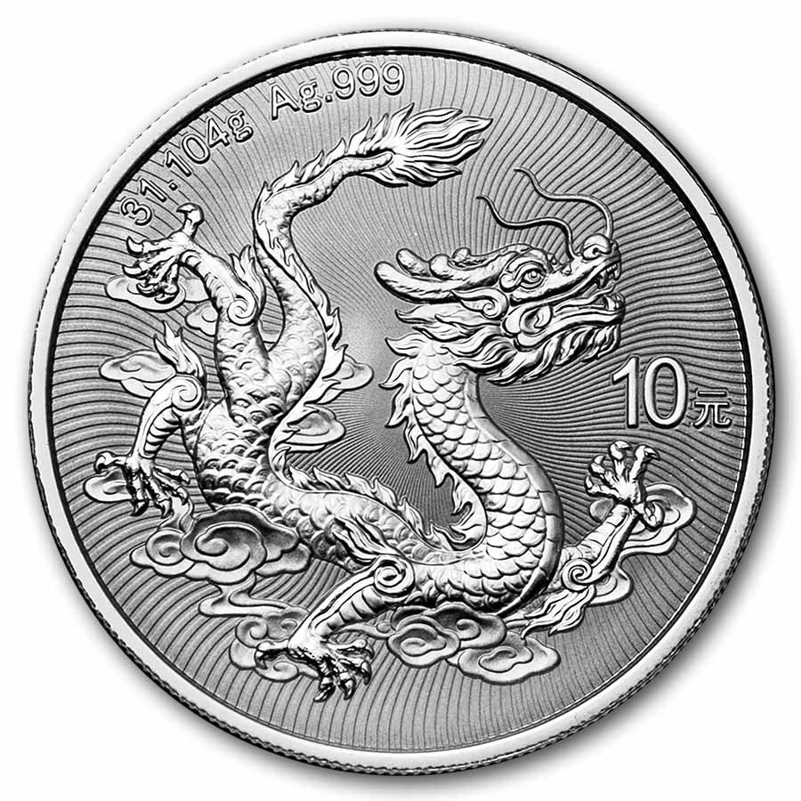 1 Unze Silber 2026 China Dragon BU
