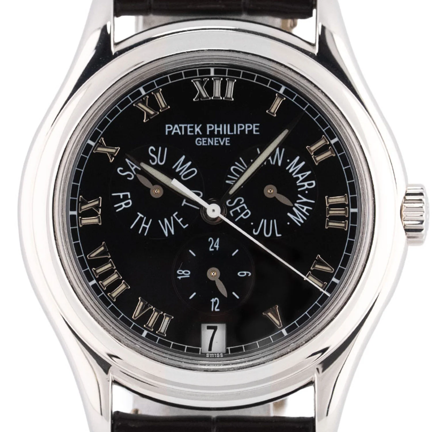 Annual Calendar Whitegold Automatic Black Dial - 5035G - Image 2