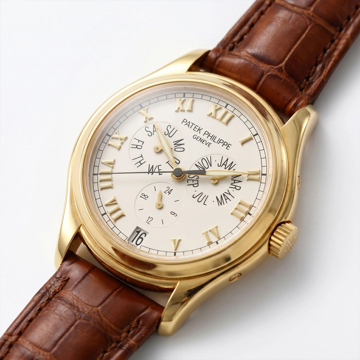 Annual Calendar Yellowgold Automatic White Dial - 5035G - Image 3