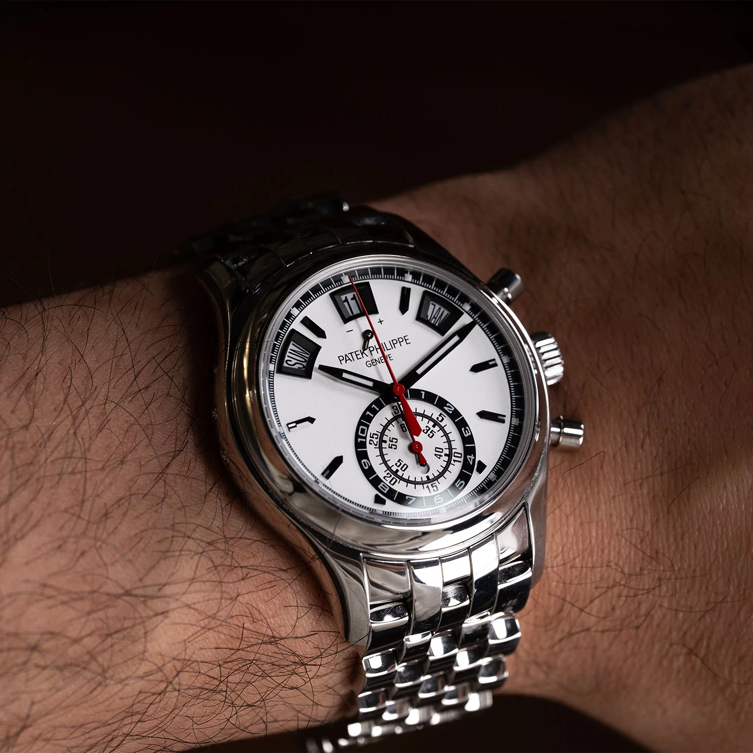 Annual Calender White Dial 2017 - 5960/1A-001 - Image 6