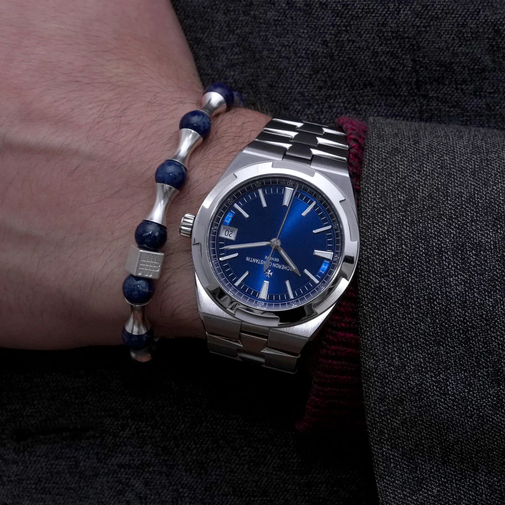 Bracelet BLUE WAVE - the GREATEST TIMEPIECE - 925 sterling silver - Image 5