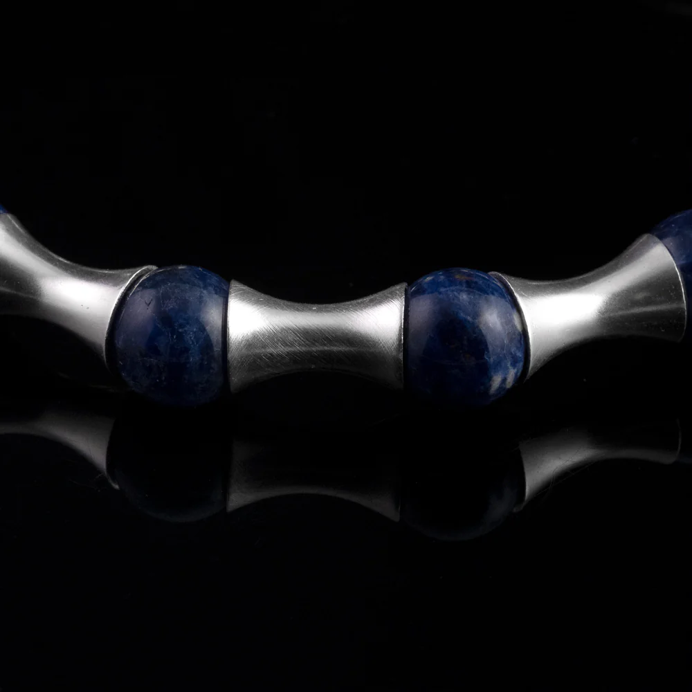 Bracelet BLUE WAVE - the GREATEST TIMEPIECE - 925 sterling silver - Image 7