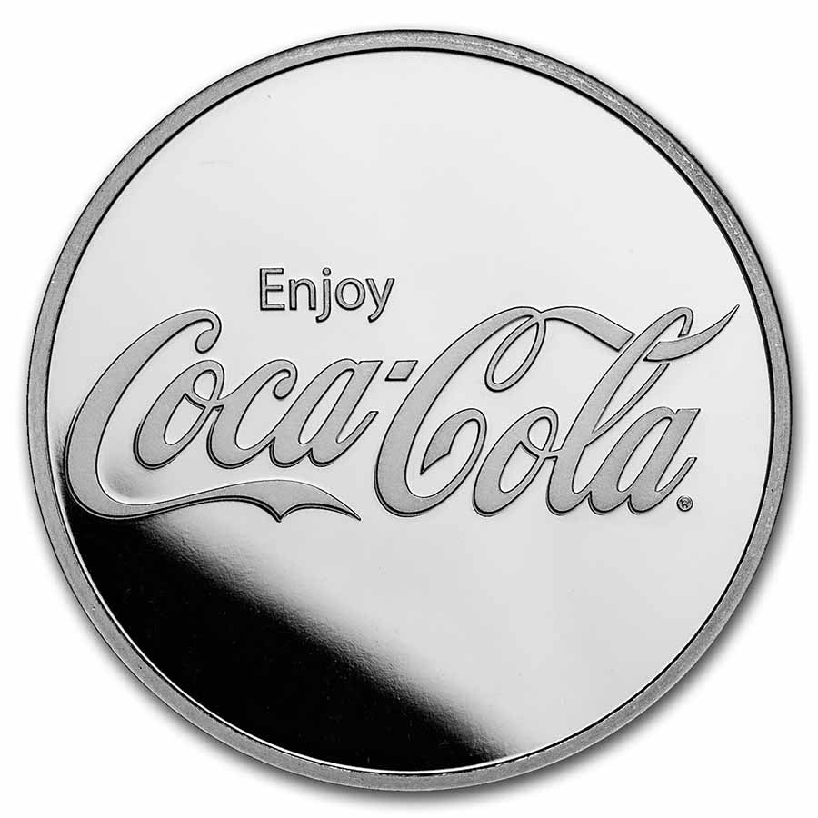 1 Unze Silber Coca-Cola® Struck Round