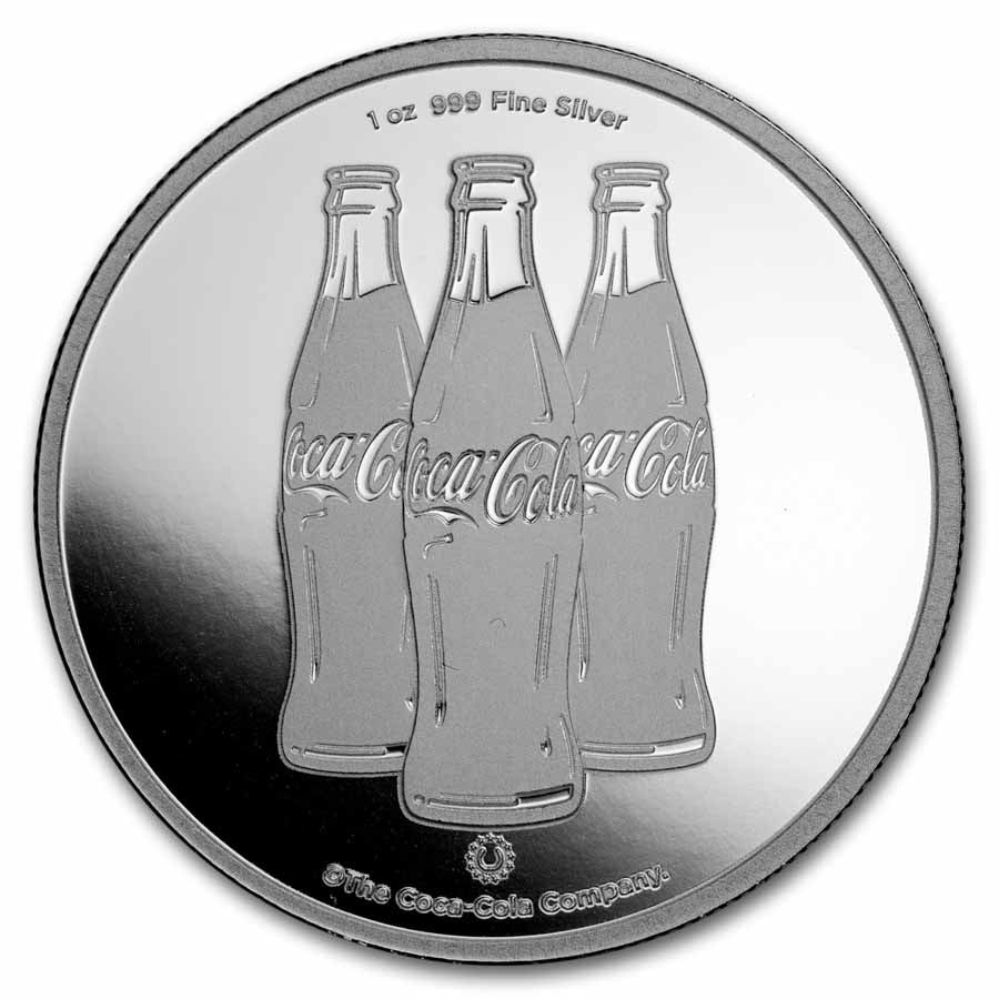 1 Unze Silber Coca-Cola® Struck Round - Image 2
