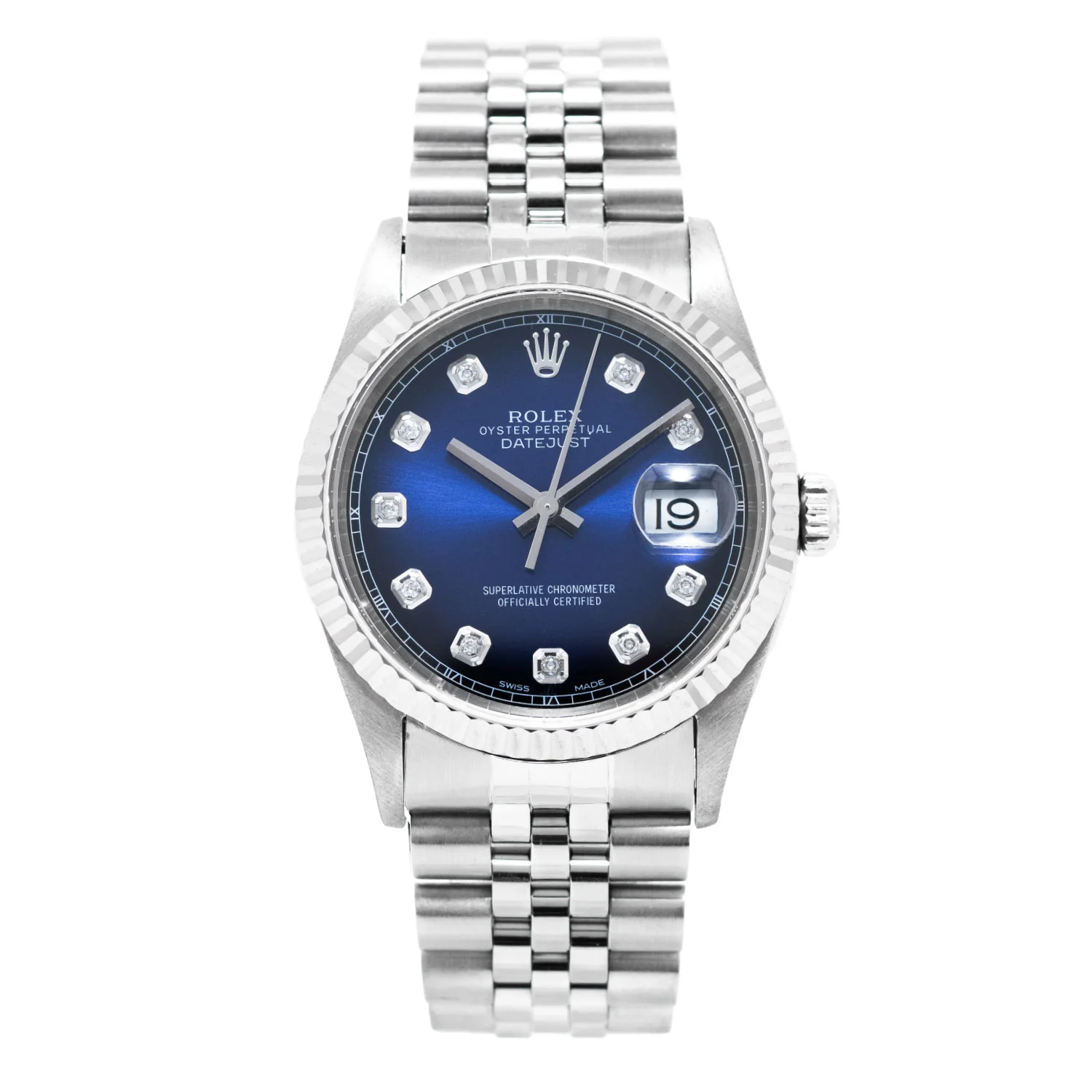 Datejust 36mm Blue Degrade Diamond Dial 1979 - 16014