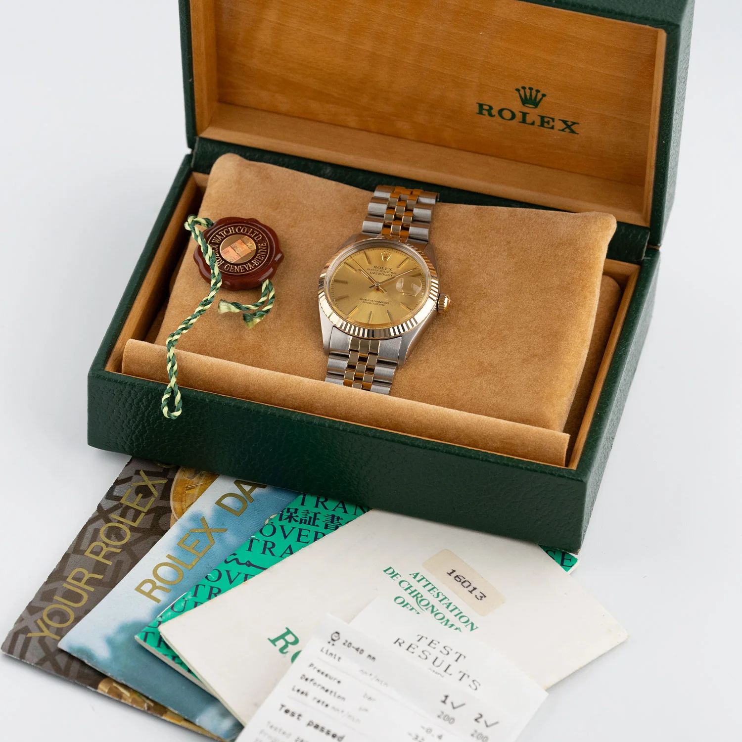 Datejust 36mm Golden Dial 1980 - 16013 - Image 4