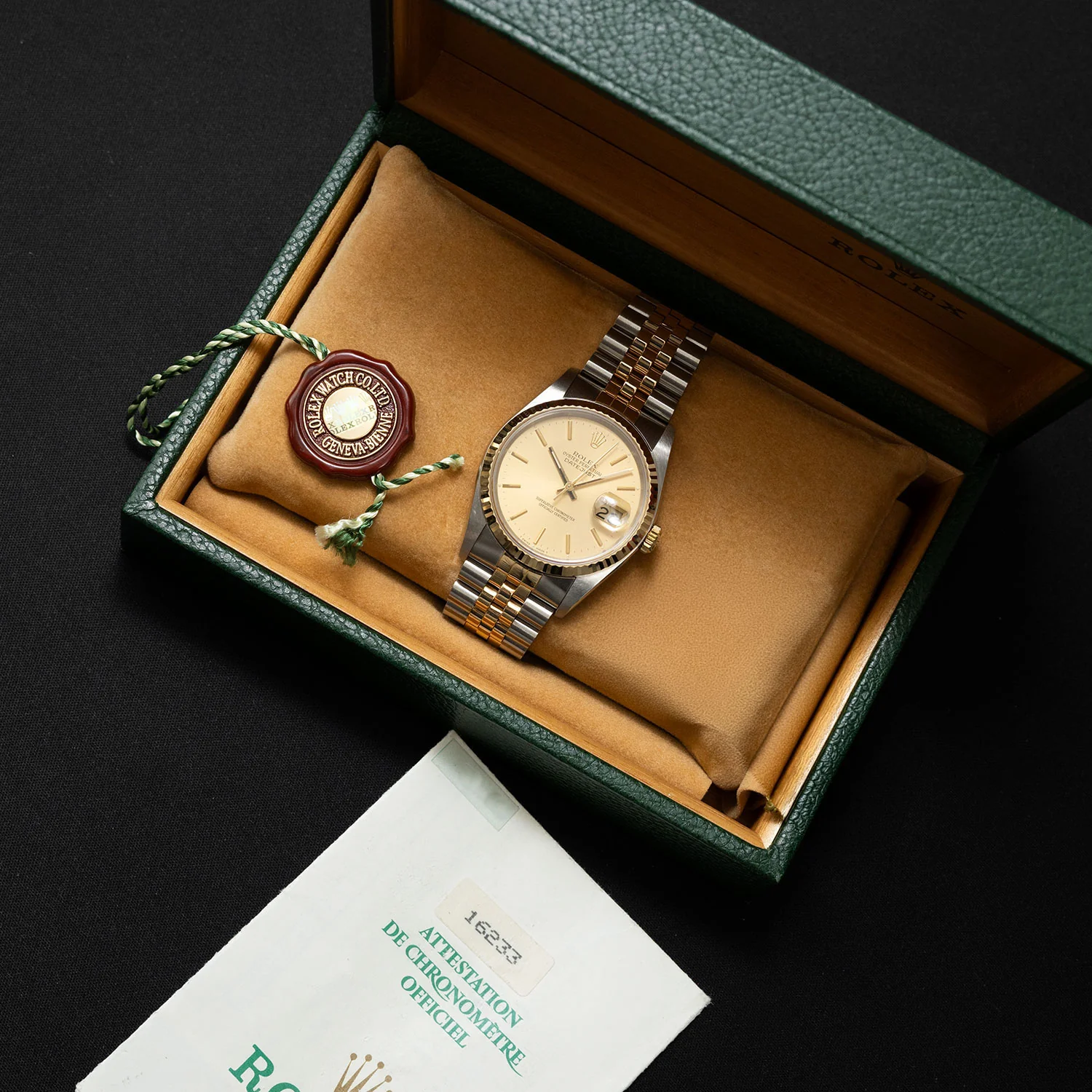 Datejust 36mm Golden Dial 1988 - 16233 - Image 5