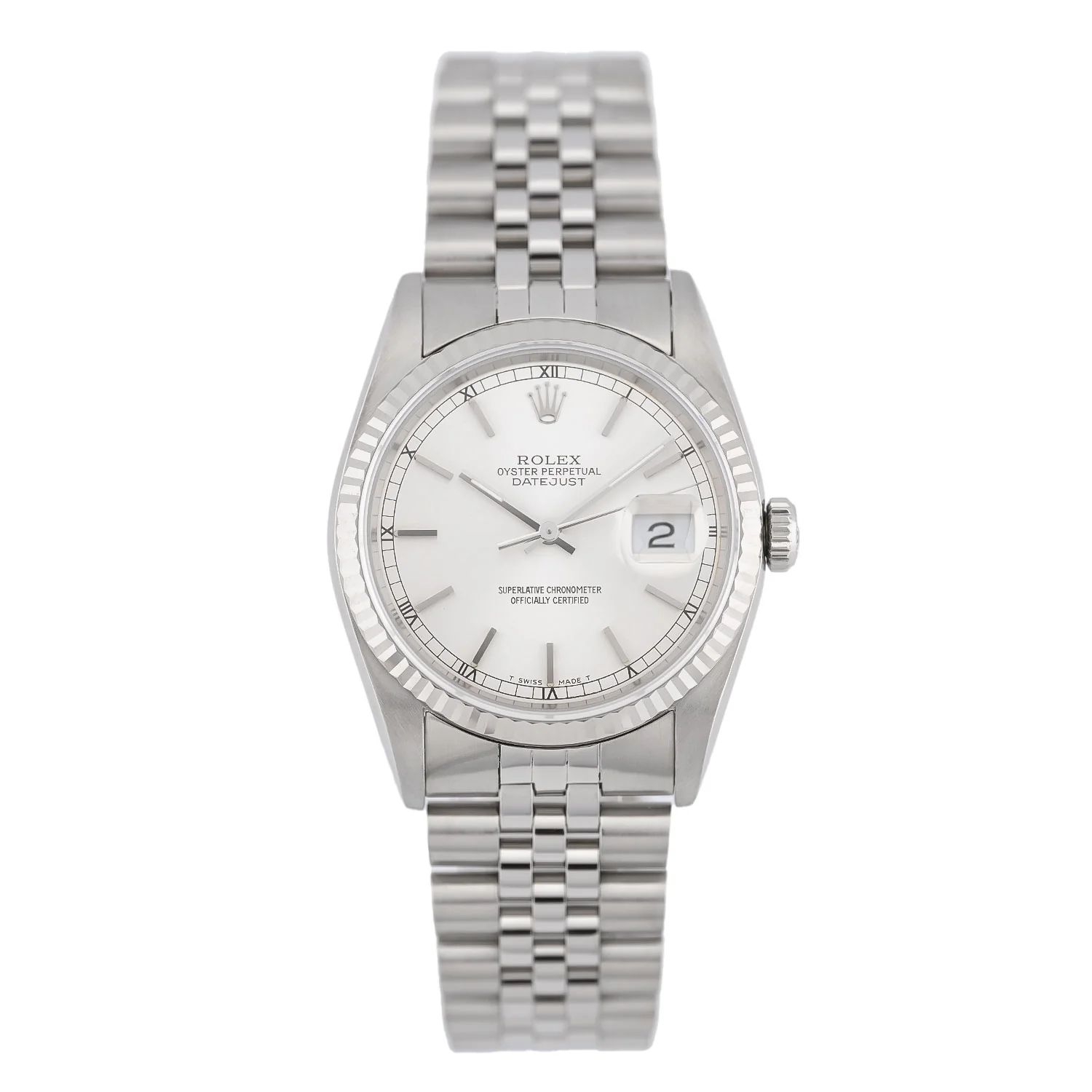 Datejust 36mm Silver Dial 1987 - 16234