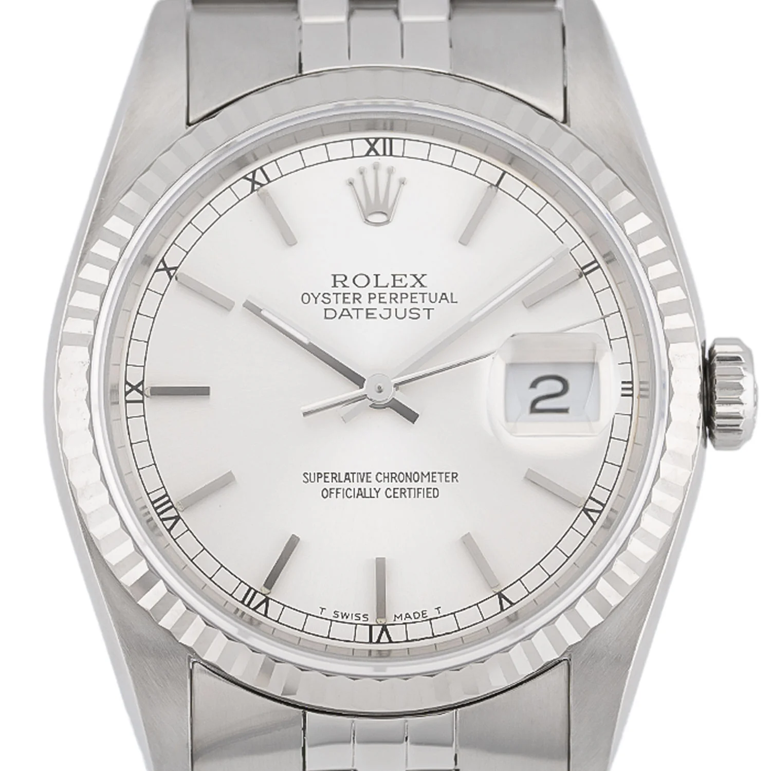Datejust 36mm Silver Dial 1988 - 16234 - Image 2