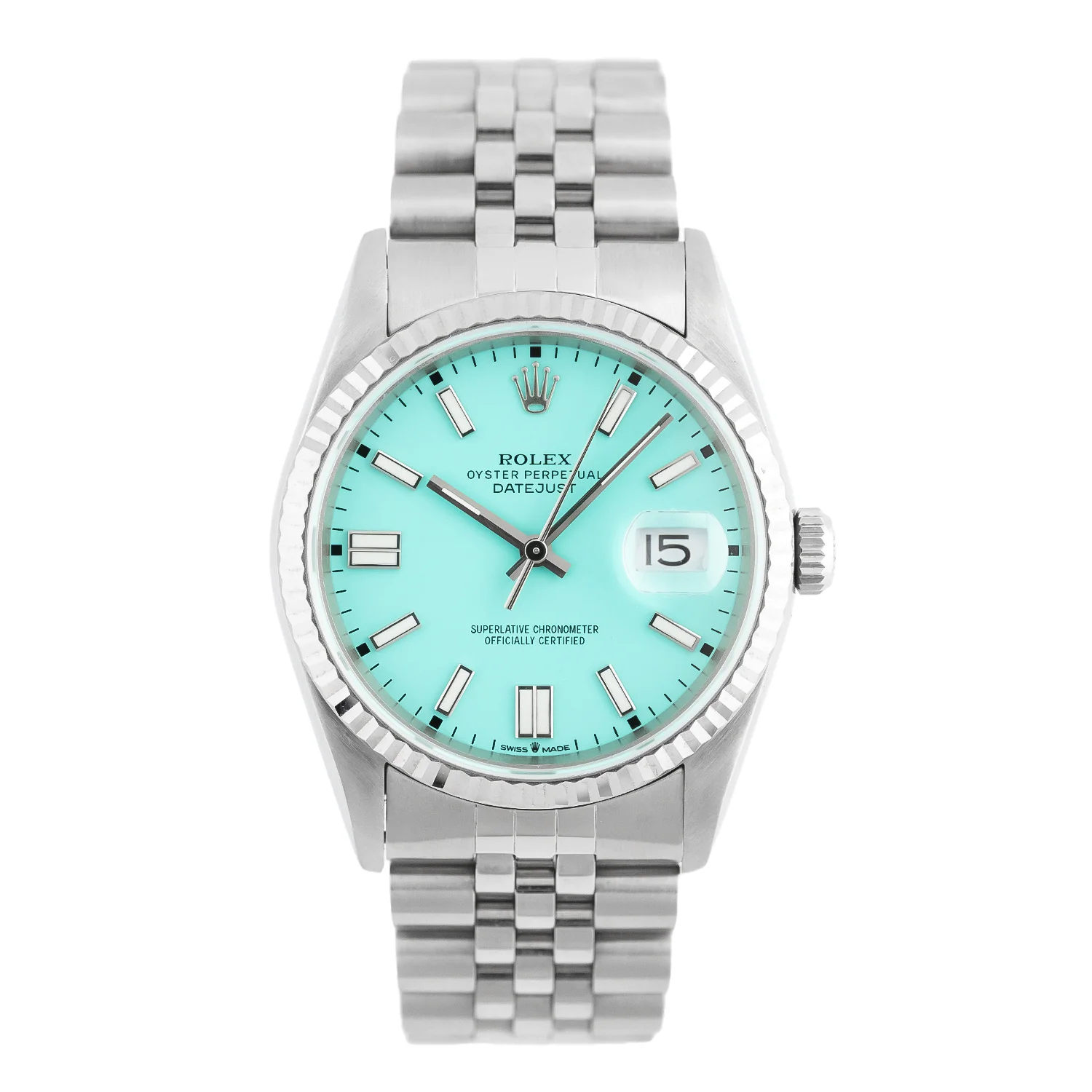 Datejust 36mm Turquoise Dial 1990 - 16234