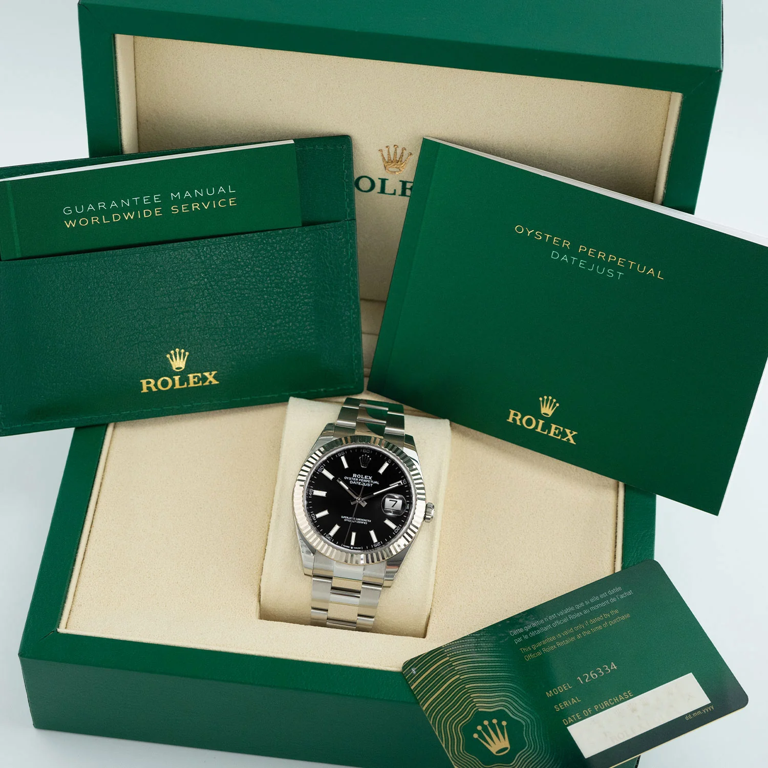 Datejust 41mm Black Dial Full Set LC100 2025 Oyster - 126334 - Image 6