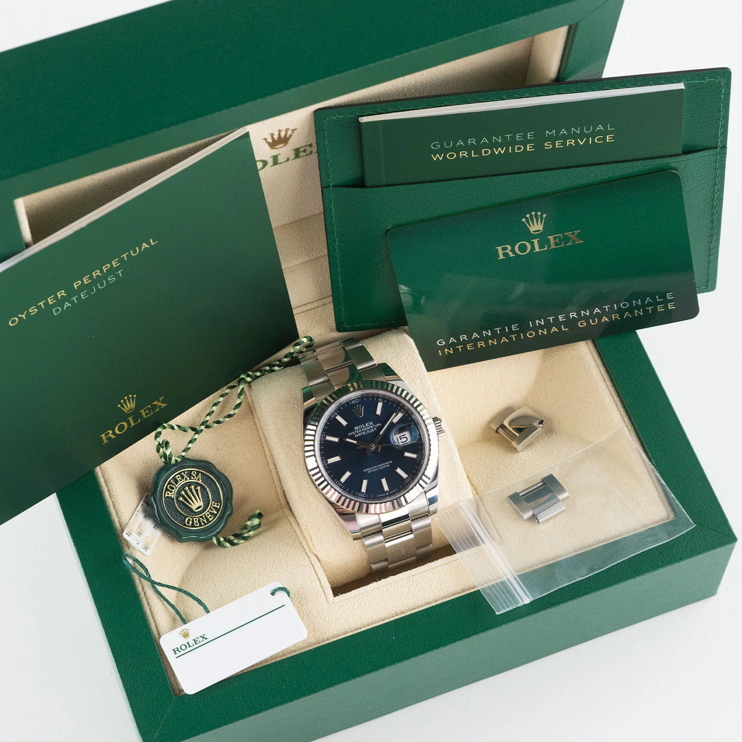 Datejust 41mm Blue Dial Full Set 2021 Oyster - 126334 - Image 7