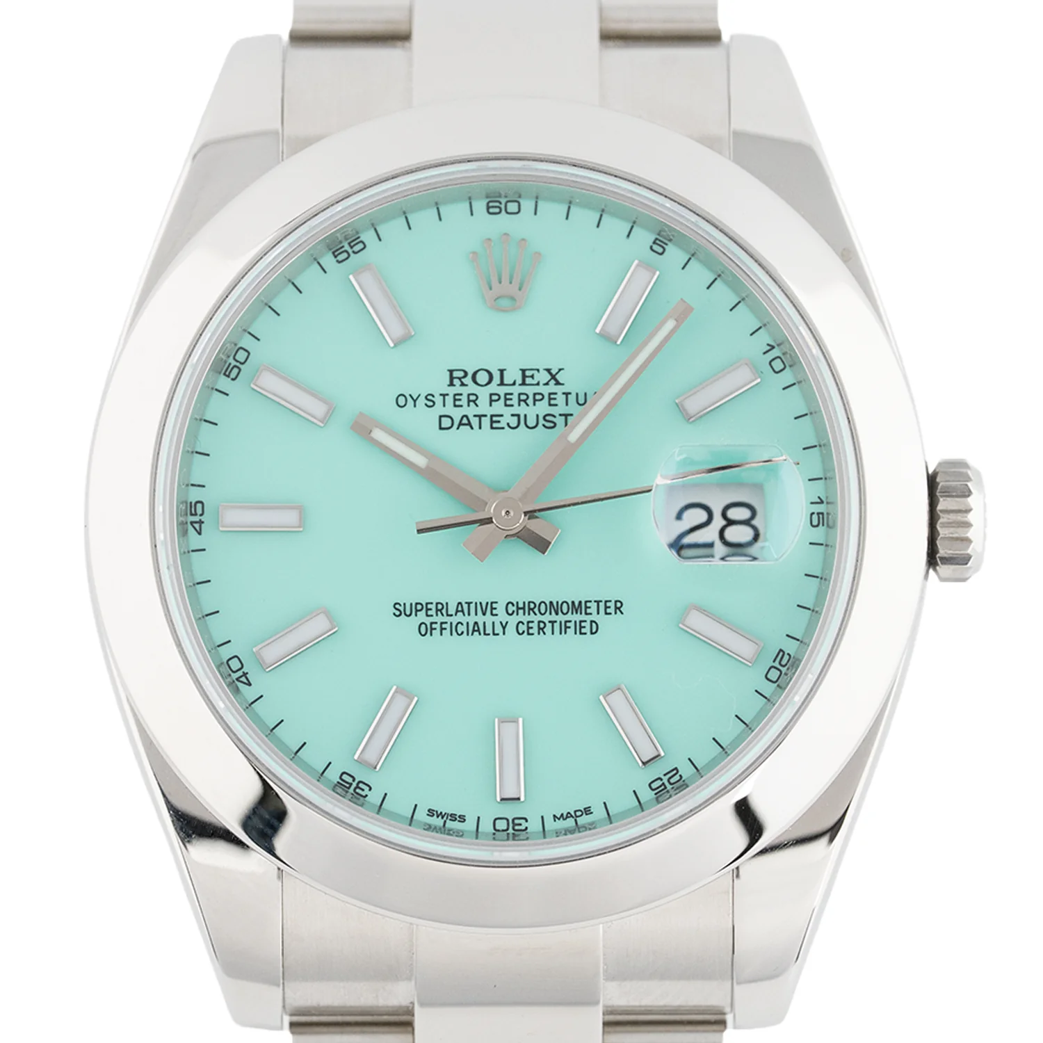 Datejust 41mm Turqoise Dial 2018 Oyster - 126300 - Image 2