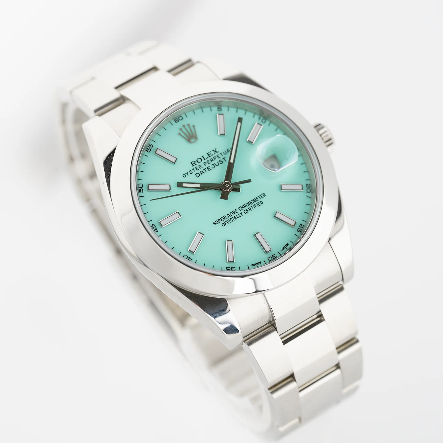 Datejust 41mm Turqoise Dial 2018 Oyster - 126300 - Image 3