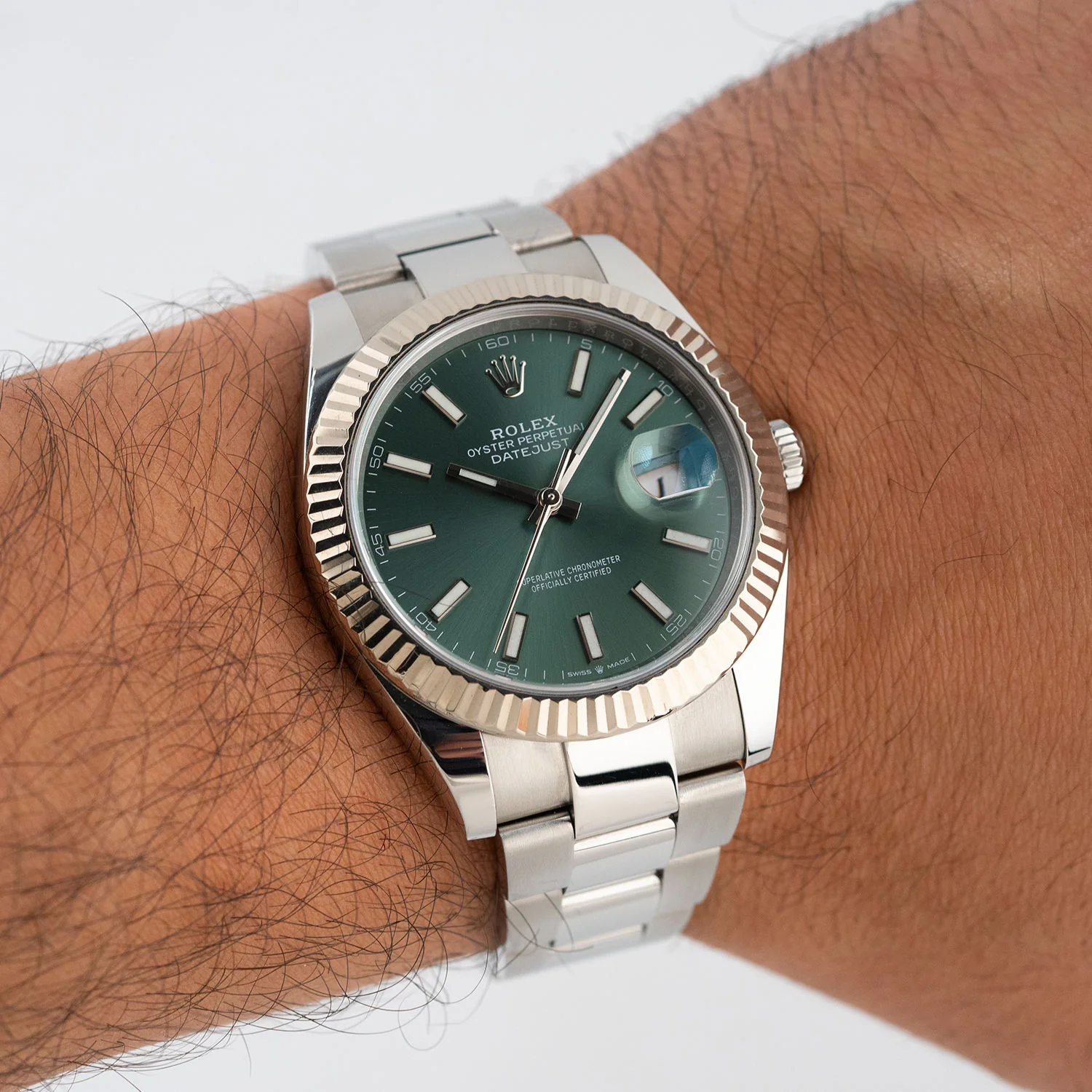 Datejust 41mm Green Dial Oyster 2022 - 126334 - Image 6