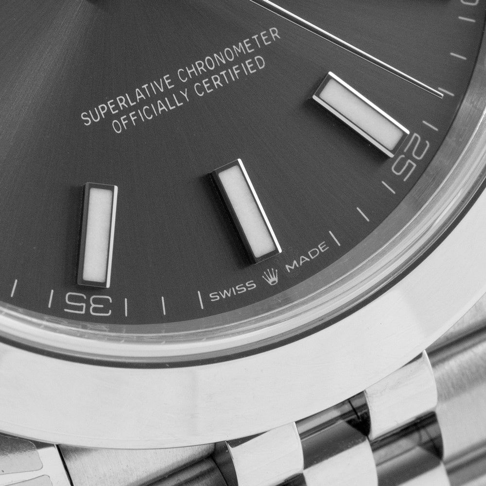 Datejust 41mm Rhodium Dial Full Set 2025 Jubilee - 126300 - Image 3