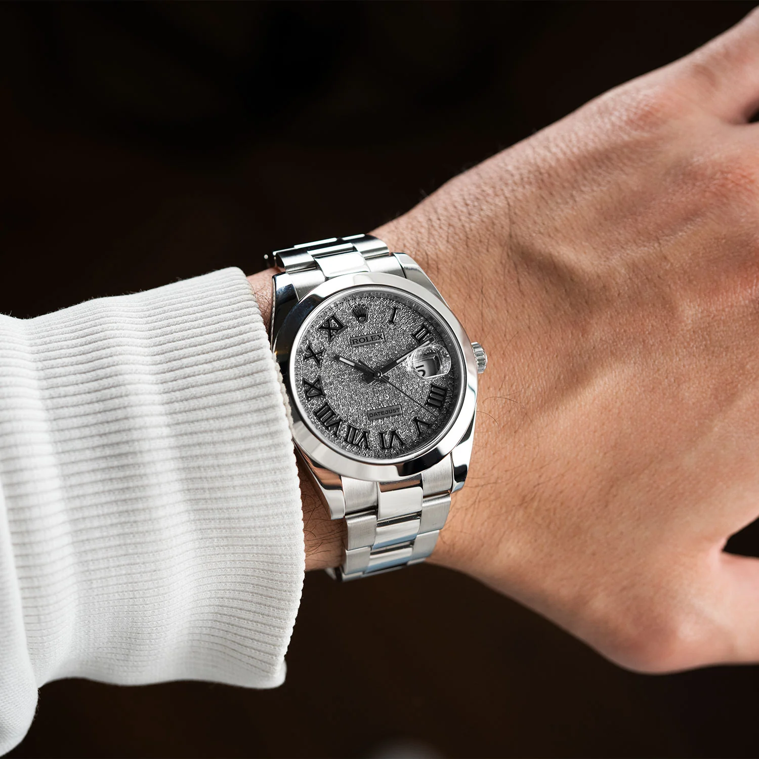 Datejust 41mm Roman Pave Diamond Dial 2018 - 126300 - Image 6
