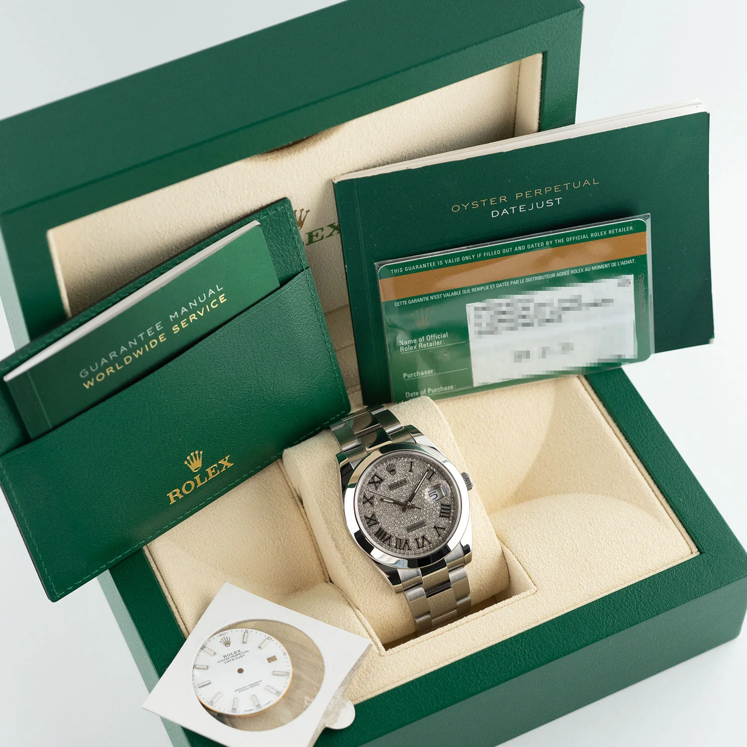 Datejust 41mm Roman Pave Diamond Dial 2018 - 126300 - Image 7