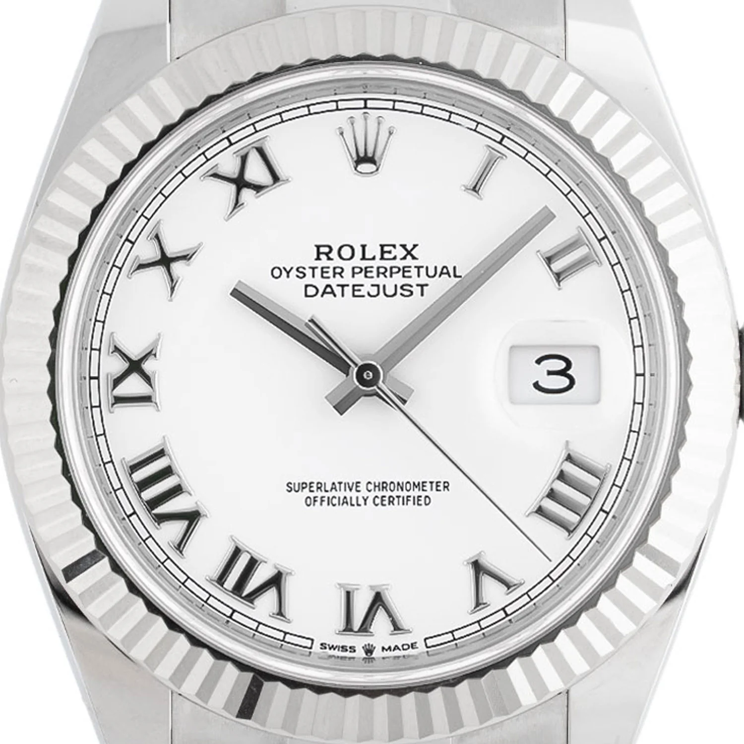 Datejust 41mm White Roman Dial 2023 Oyster - 126334 - Image 2