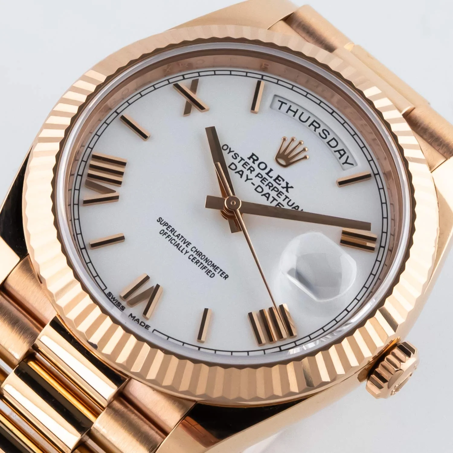 Day-Date 40mm White Roman Dial LC100 2019 - 228235 - Image 3