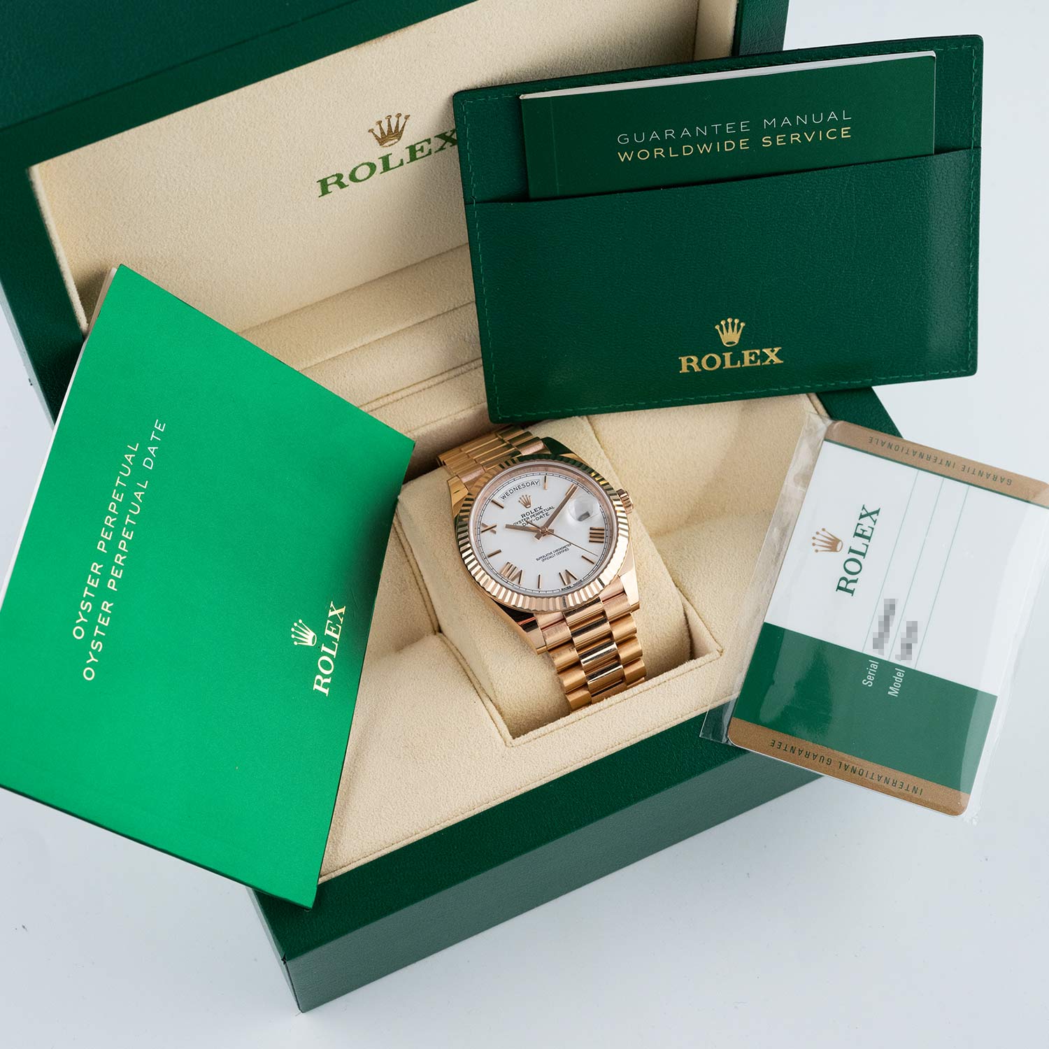 Day-Date 40mm White Roman Dial LC100 2019 - 228235 - Image 7