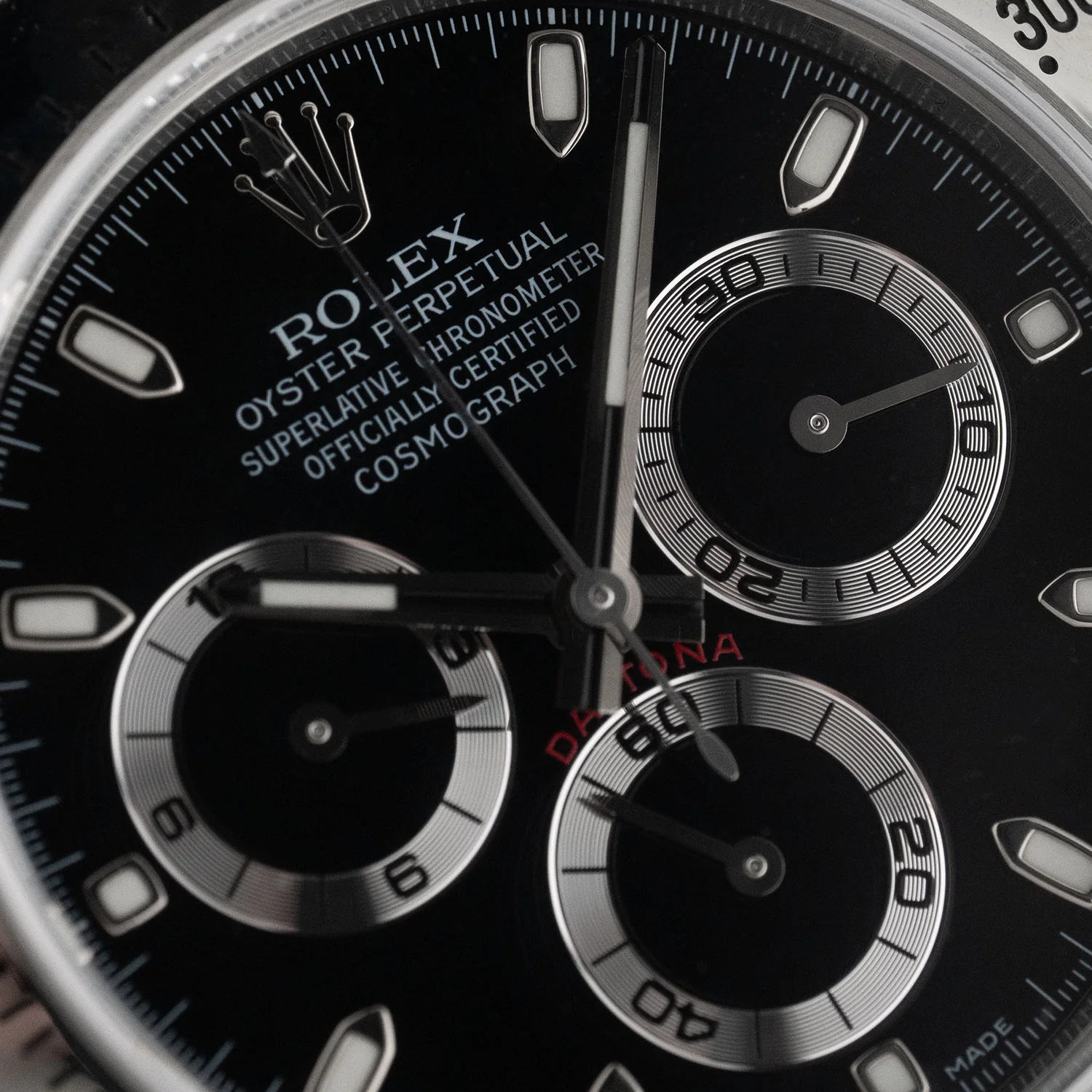 Daytona Cosmograph Black Dial Full Sticker LC100 2013 - 116520 - Image 3