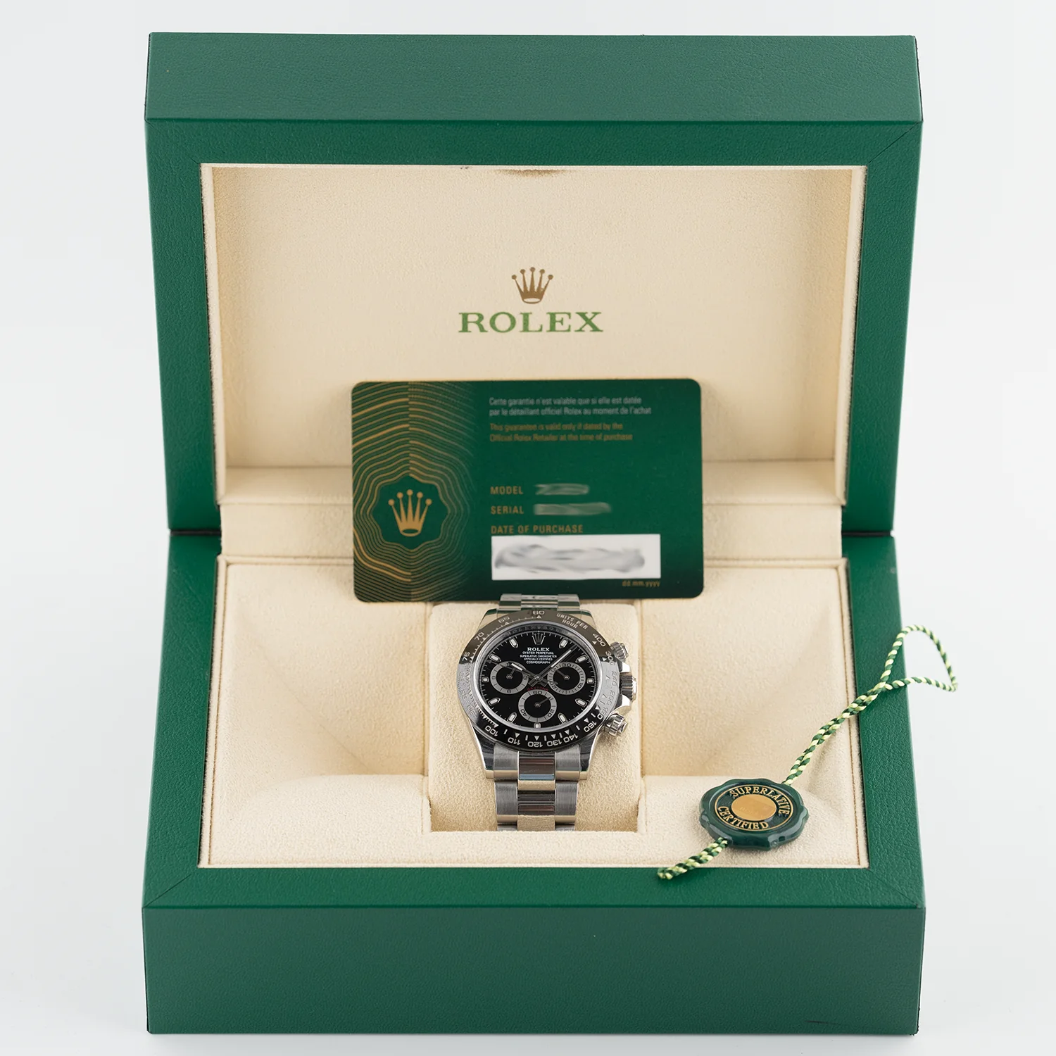 Daytona Cosmograph Black Dial New Card 2020 - 116500LN - Image 7