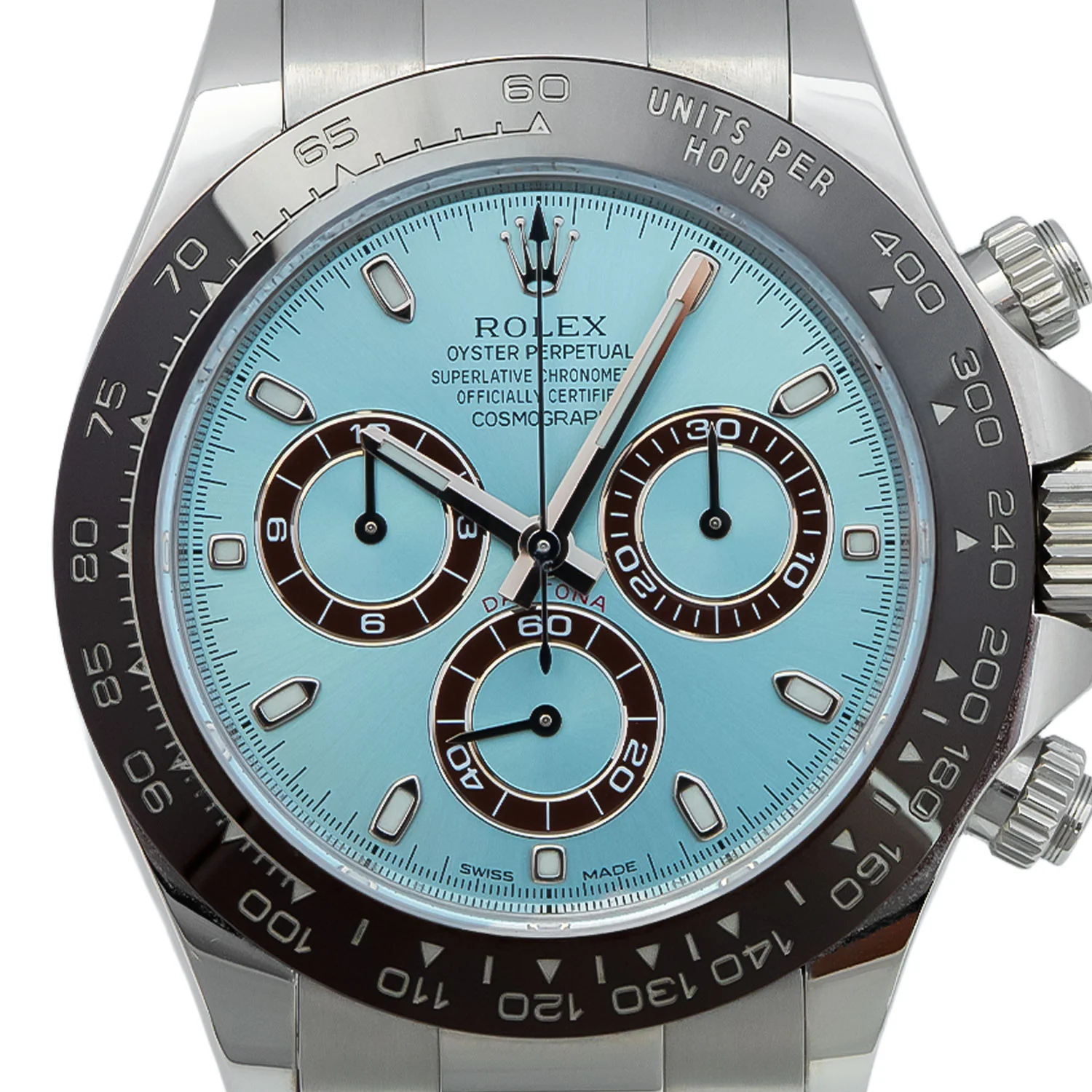 Daytona Platin Ice Blue Dial LC100 2014 - 116506 - Image 2