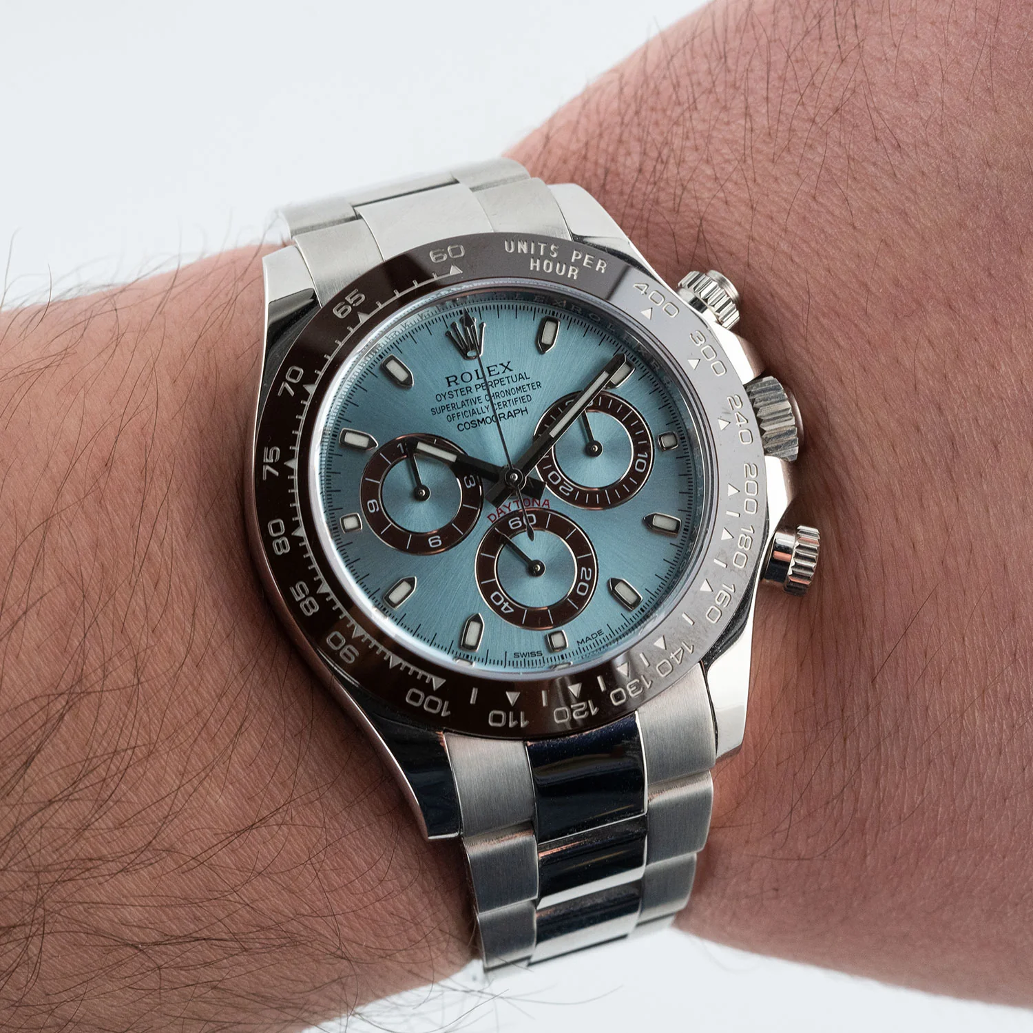 Daytona Platin Ice Blue Dial LC100 2014 - 116506 - Image 5