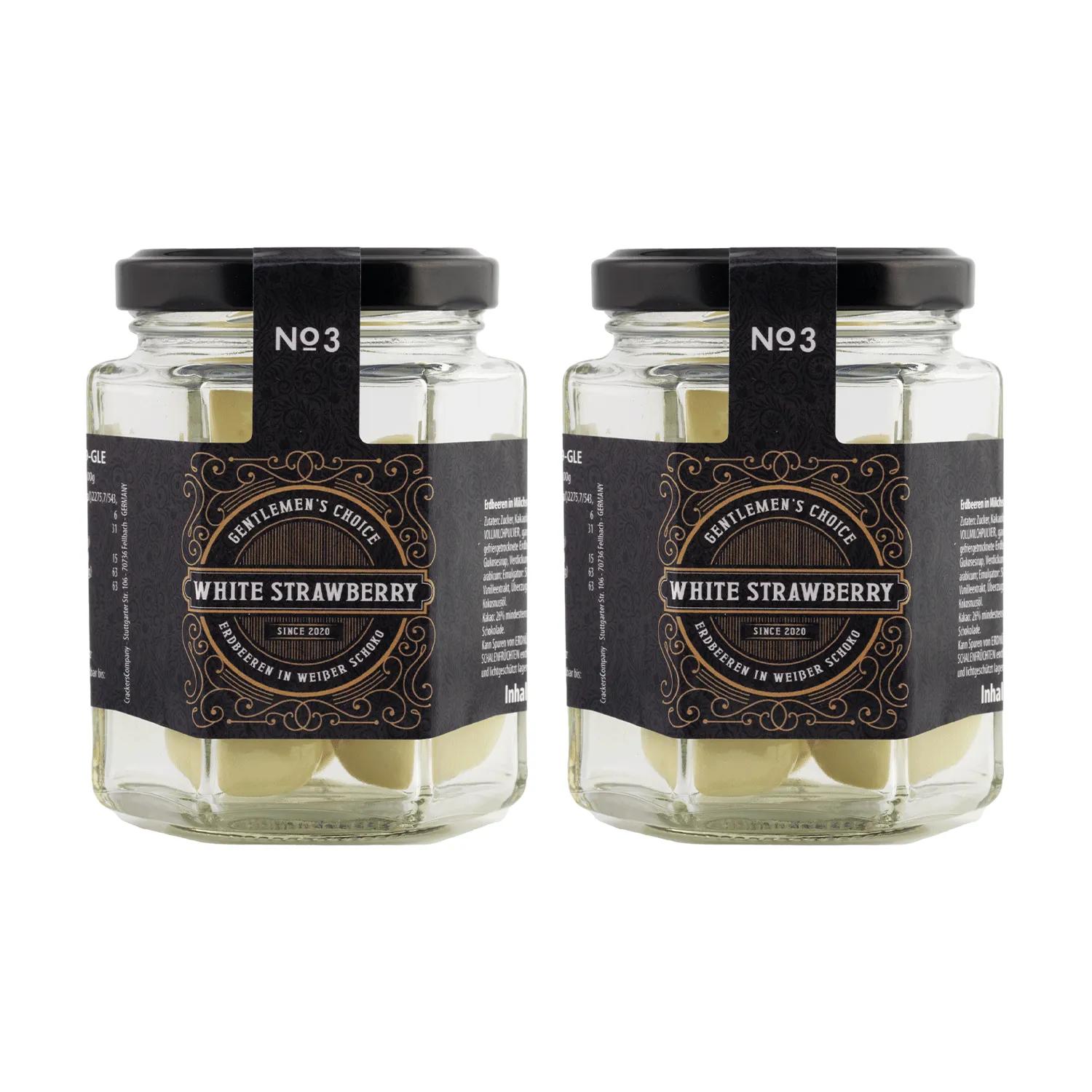 Gentlemen's Nüsse - White Strawberry Bundle