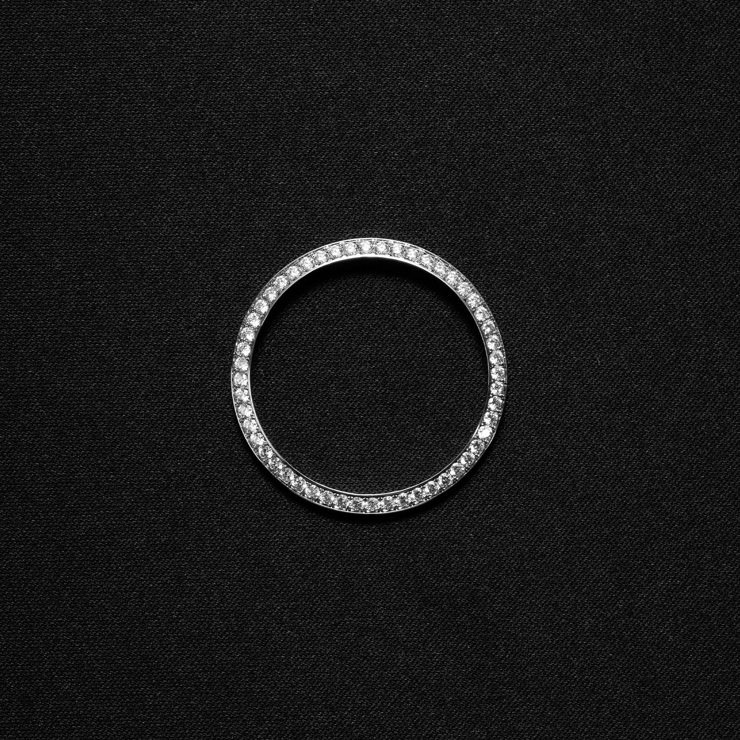 Lünette für Rolex Datejust 36 750 Weißgold 52 Brill. 1,25 ct. TW/VSi - Image 3