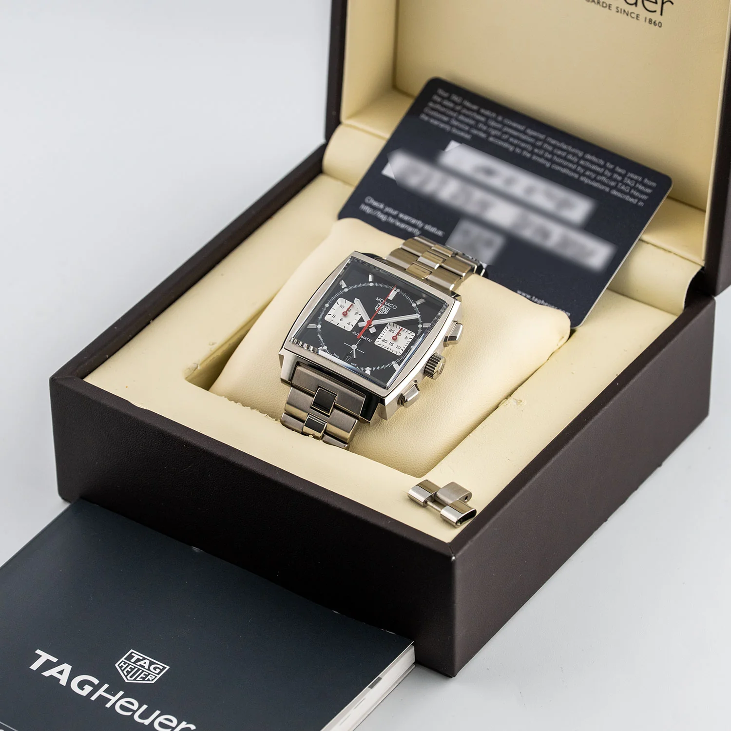 Monaco Stainless Steel Black Dial 39mm Automatic - CBL2113 - Image 6