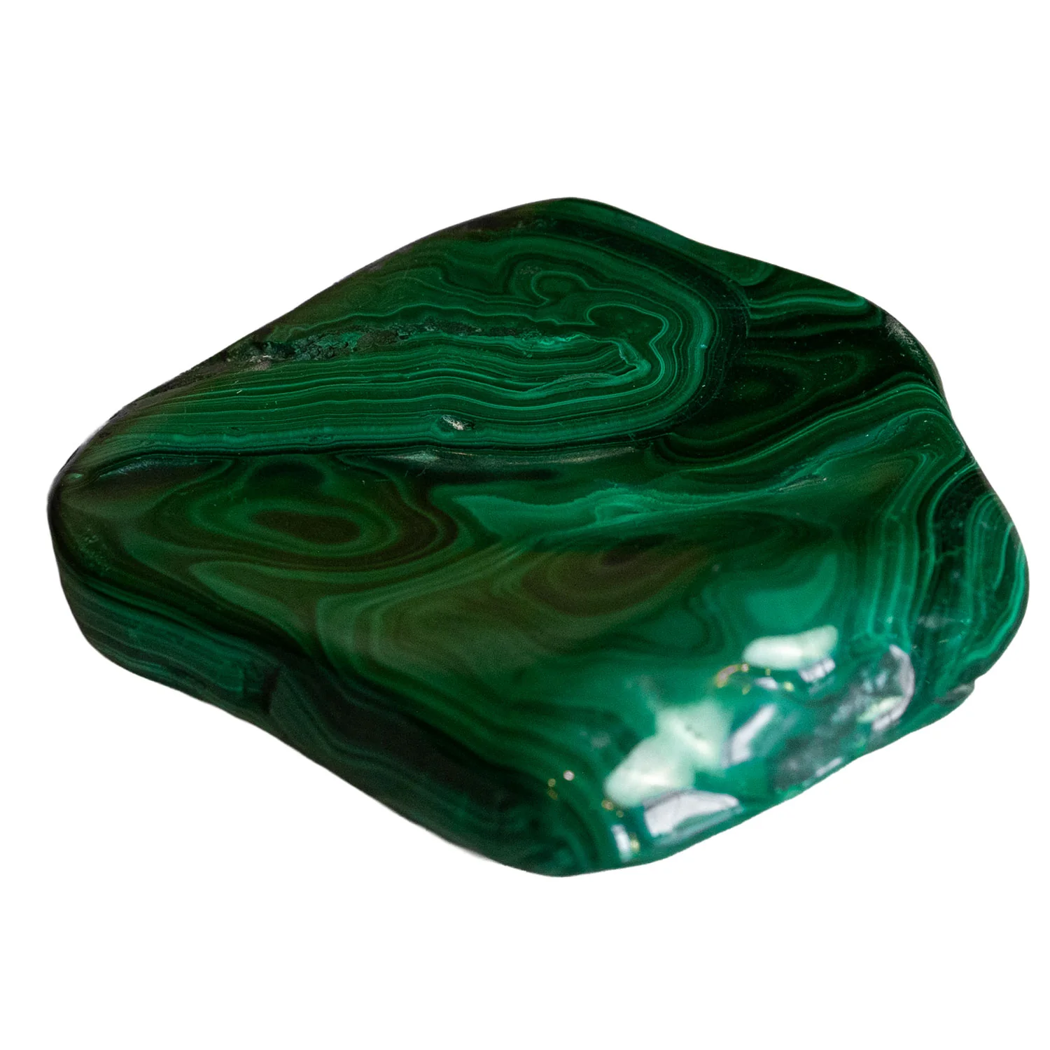 Natural Malachite Freeform From Congo - 3.5" / 275g