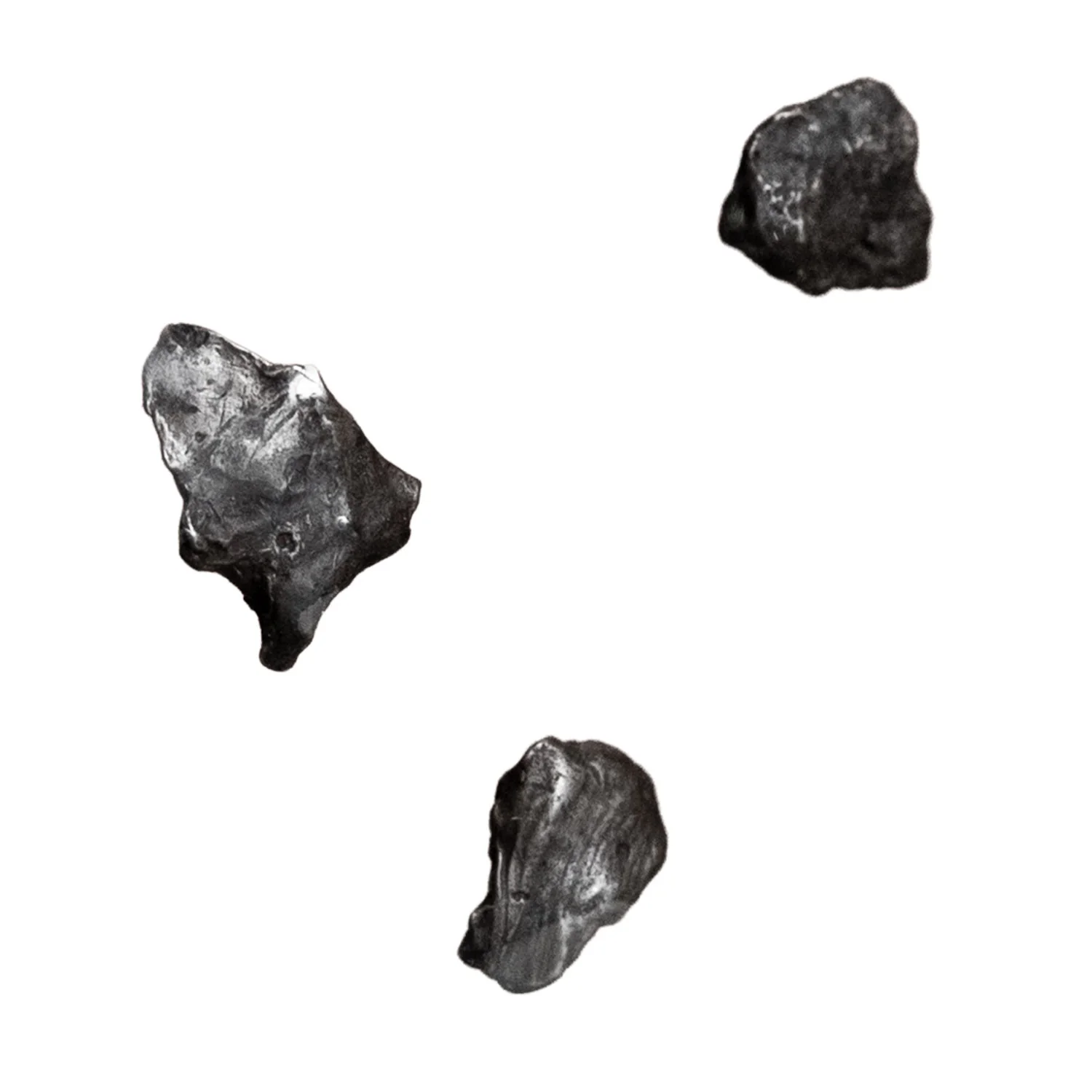 Natural Sikhote-Alin Meteorite from Russia (3 Pieces)